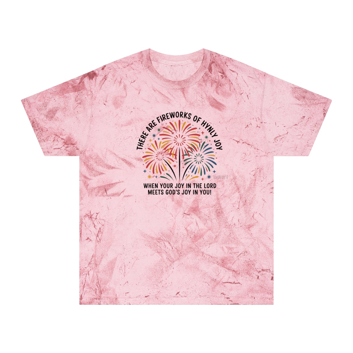 Joyful Fireworks Tee - Comfort Colors