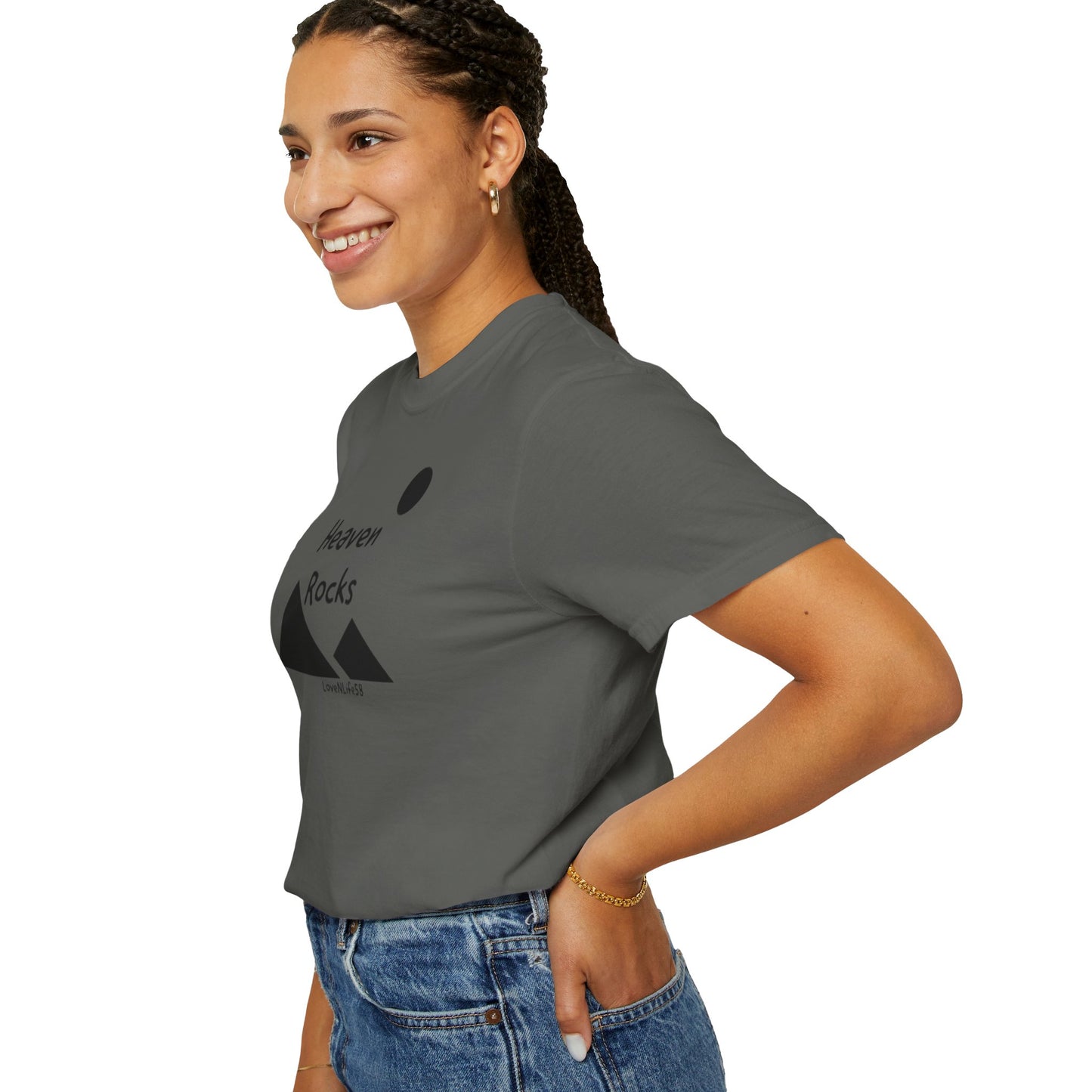 Heaven Rocks Tee- Comfort Colors