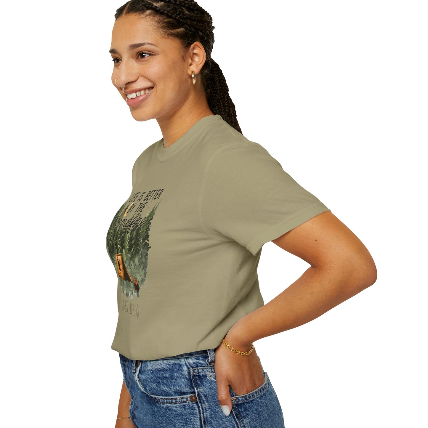 Life is Better by the Campfire Tee - Comfort Colors