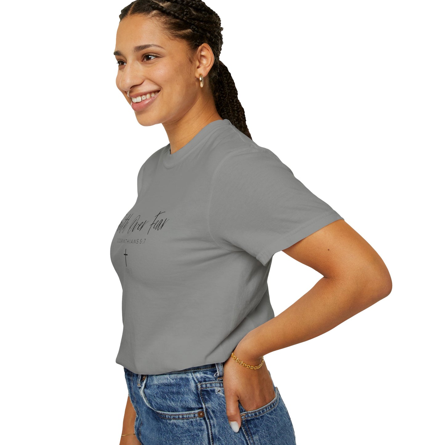 Faith Over Fear Tee - Comfort Colors
