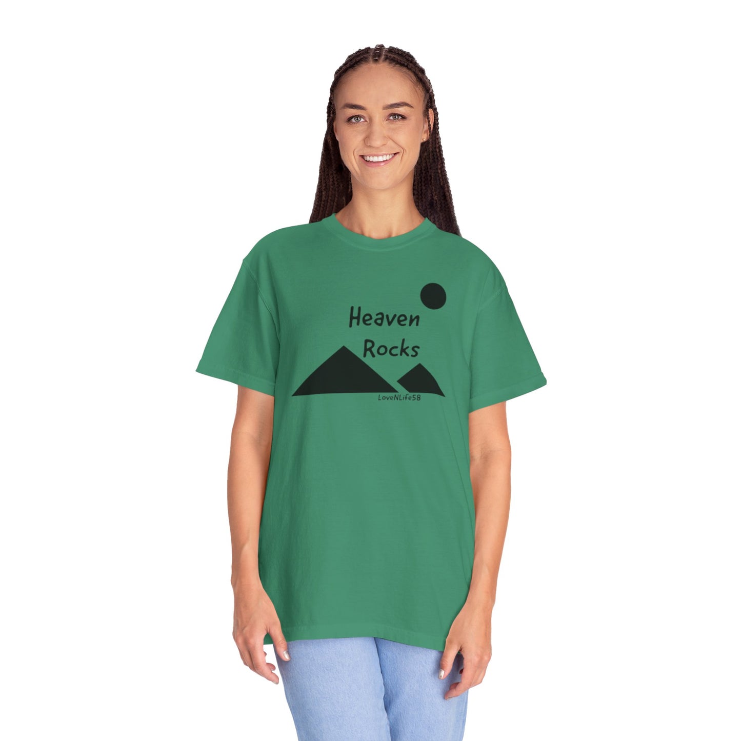 Heaven Rocks Tee- Comfort Colors