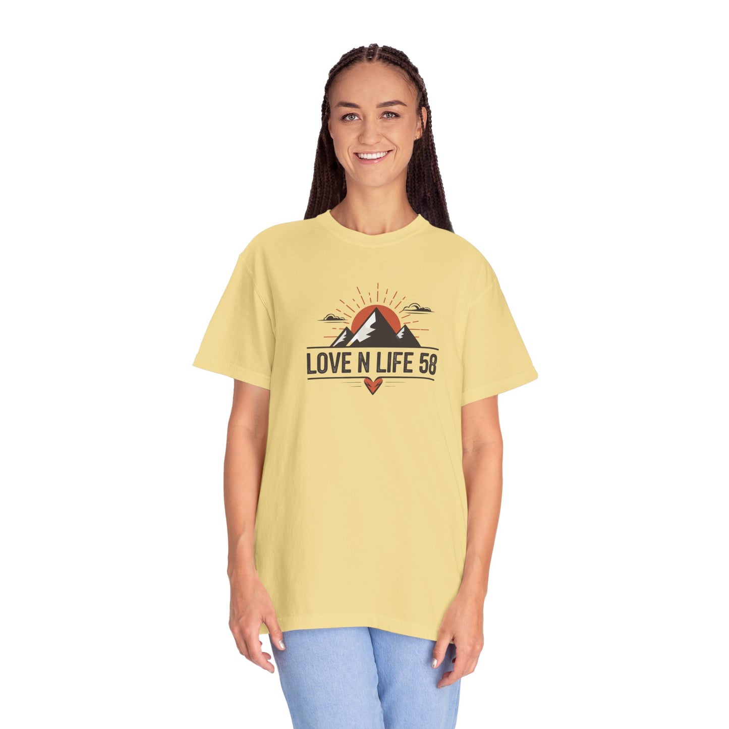 Mountain Adventure Love N Life58 Tee - Comfort Colors