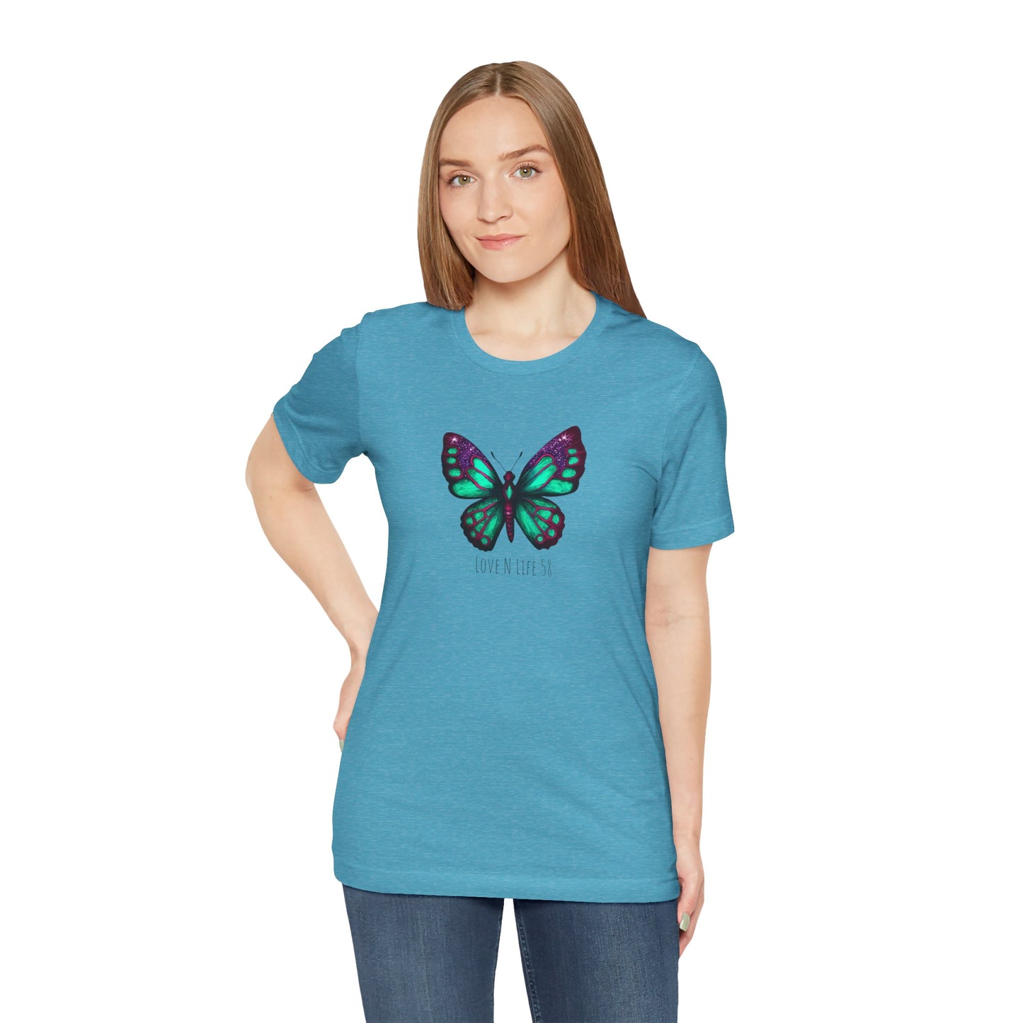 Butterfly Love Tee - Bella Canvas