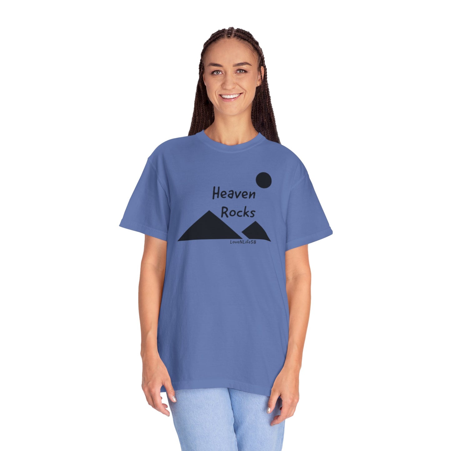 Heaven Rocks Tee- Comfort Colors