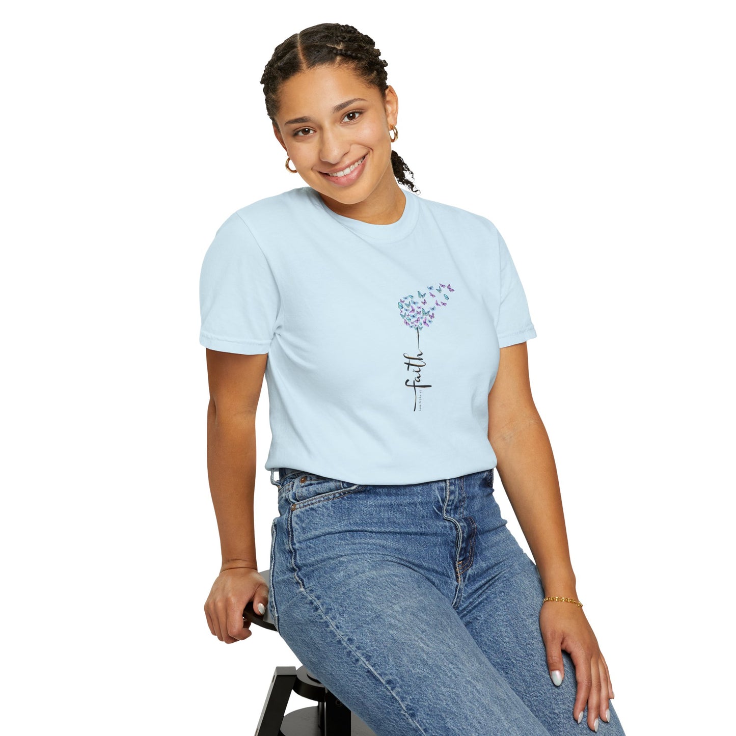 Faith Butterflies - Comfort Colors