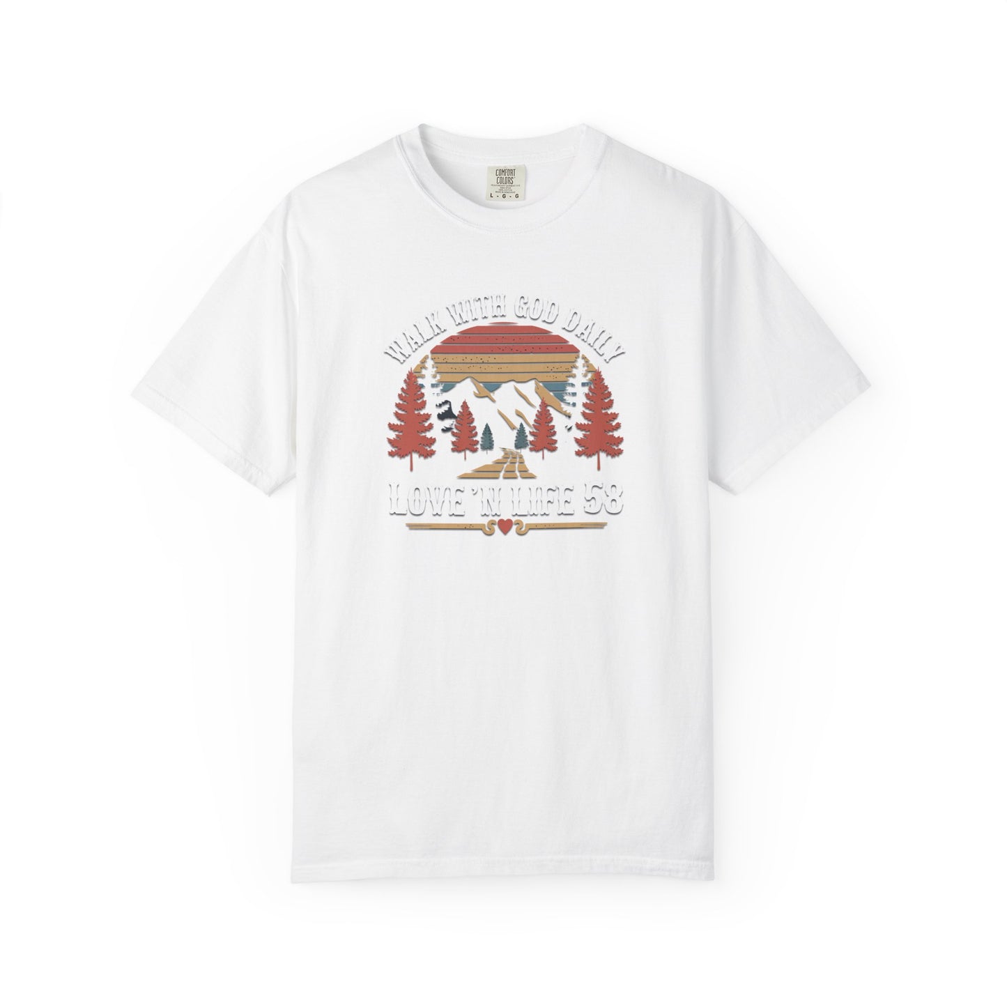 Walk With God Daily Tee - Comfort Colors