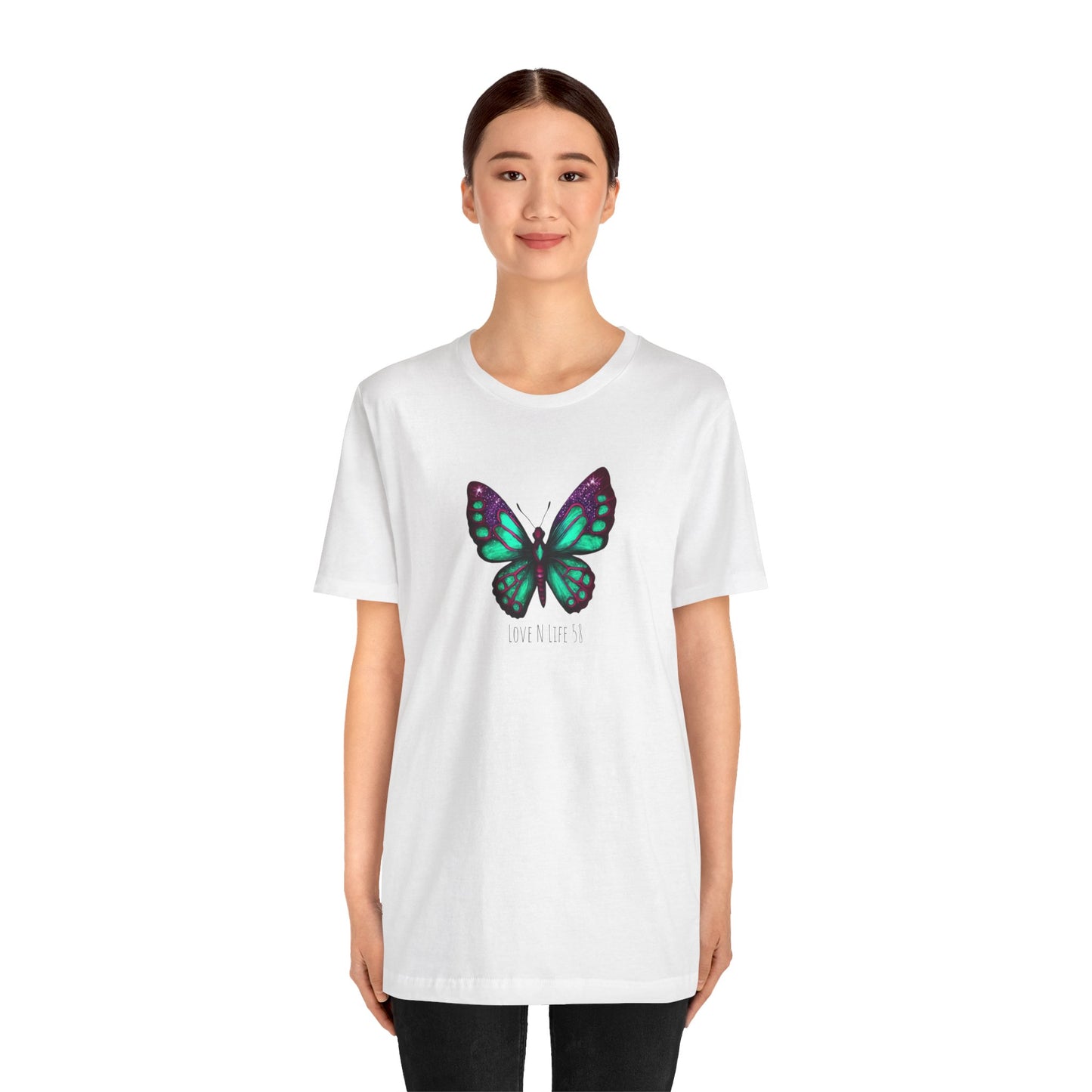 Butterfly Love Tee - Bella Canvas
