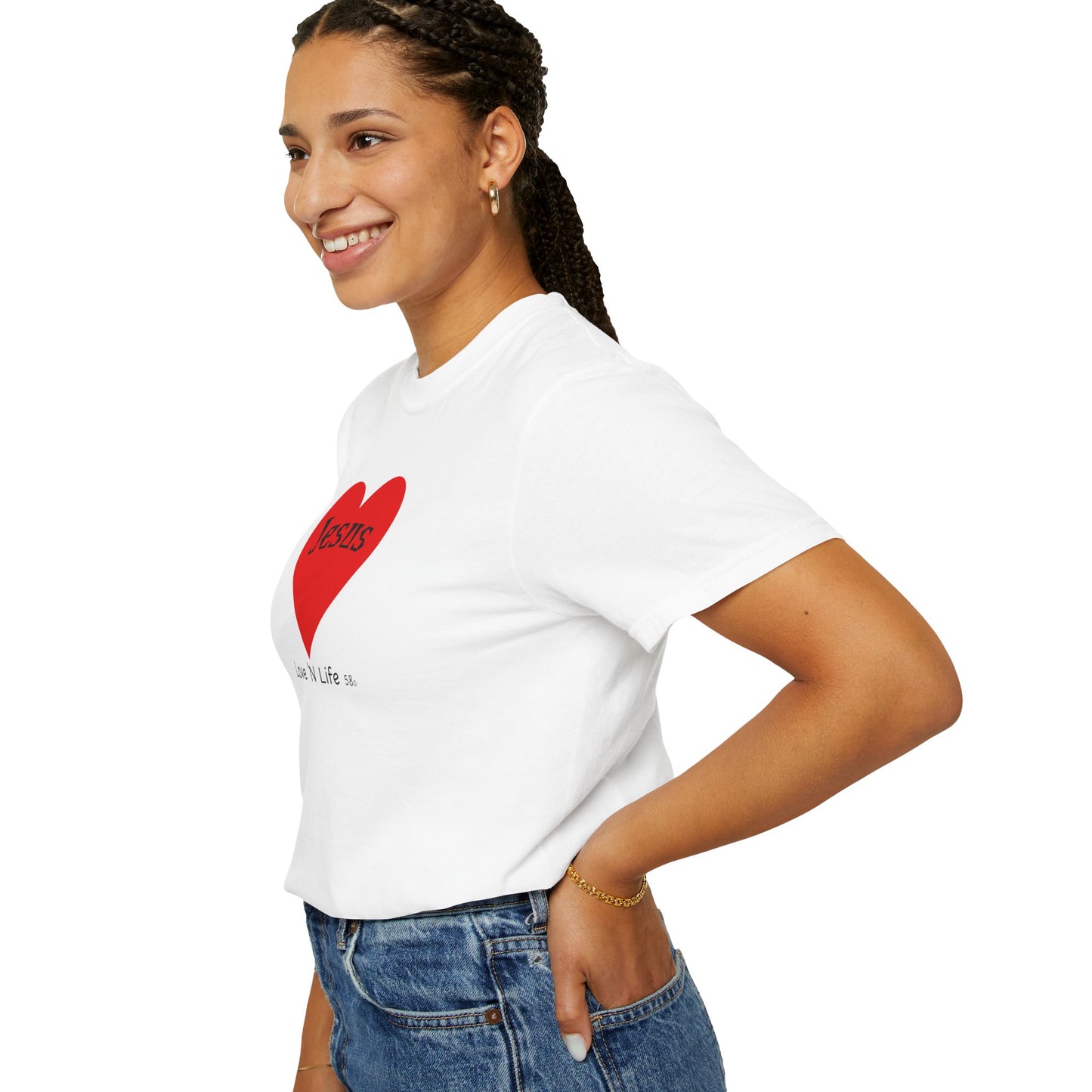 Jesus is Love N Life 58 Tee - Comfort Colors