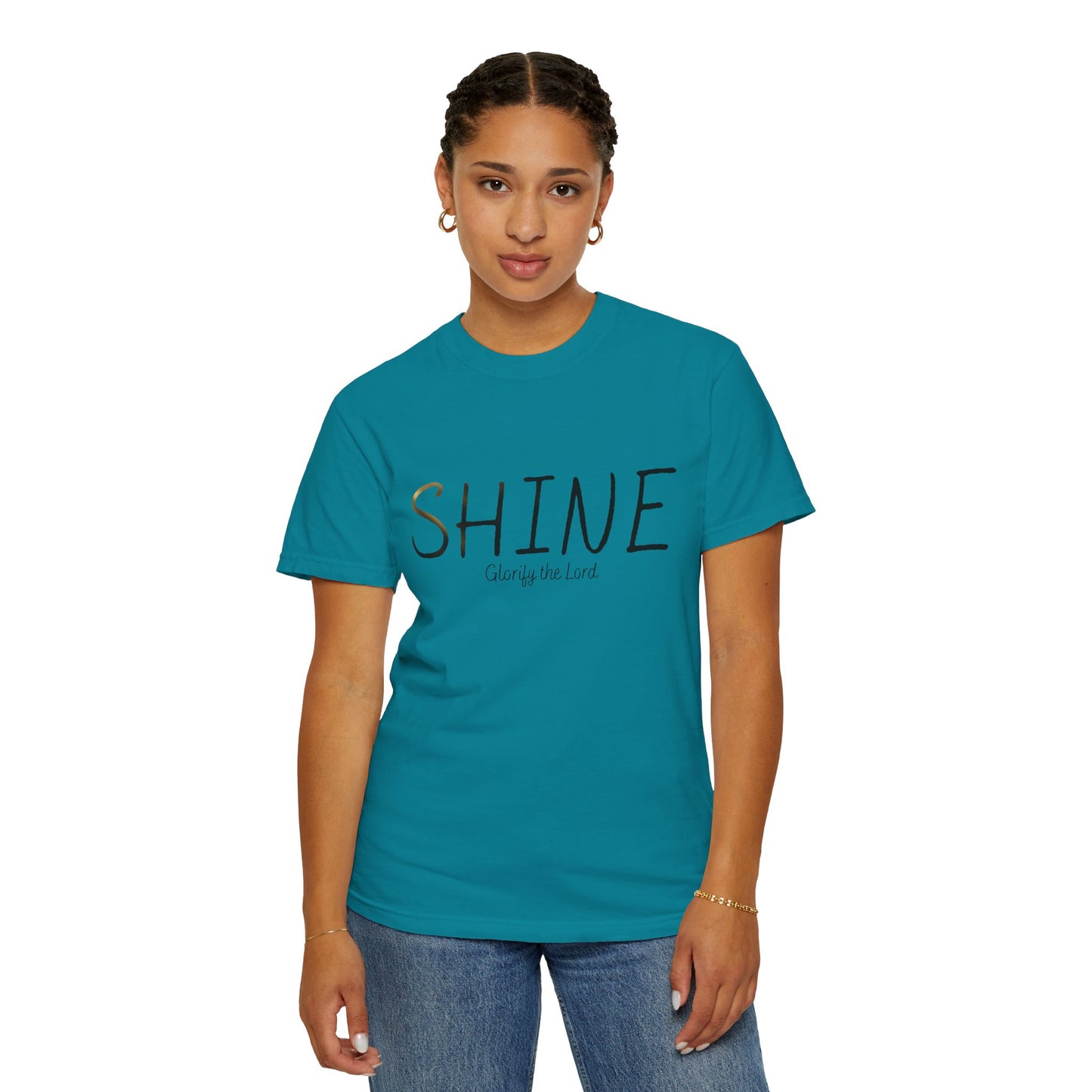 “Shine” Glorify the Lord Tee - Comfort Colors