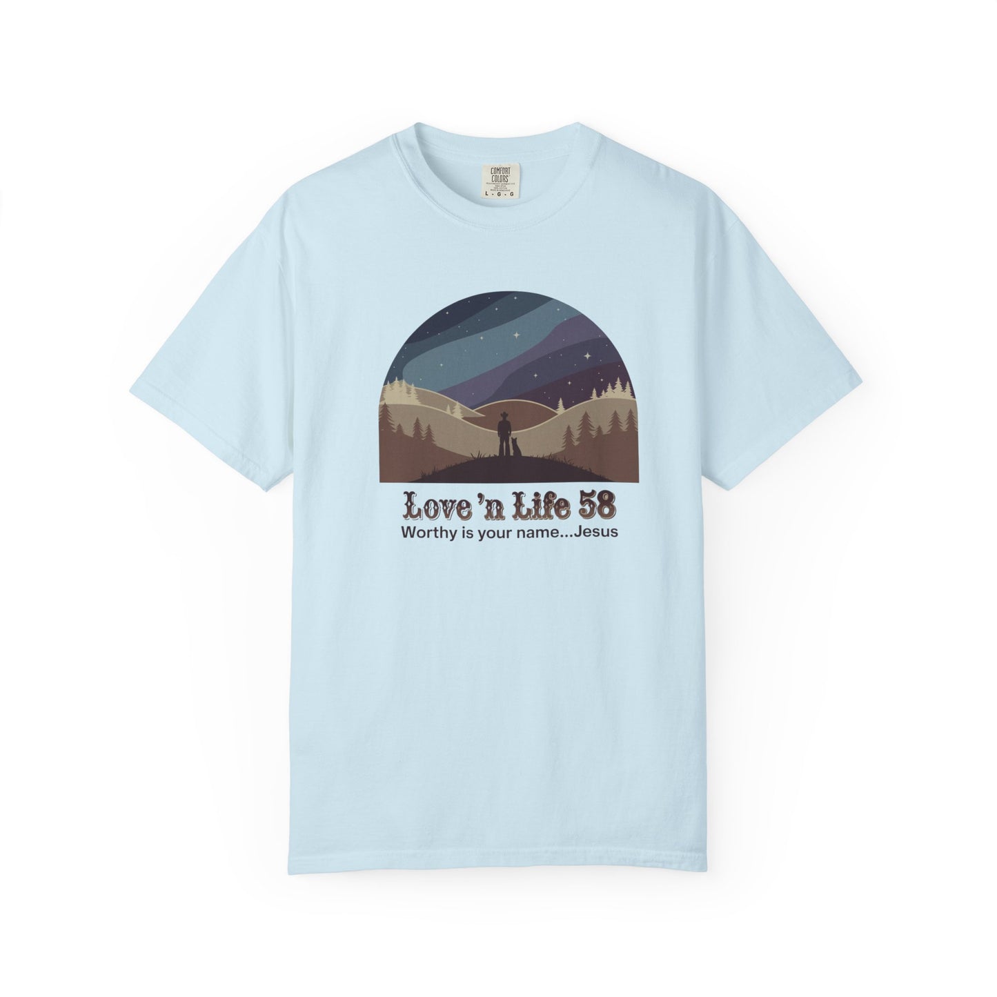 Worthy Is Your Name Jesus Tee - Comfort Colors