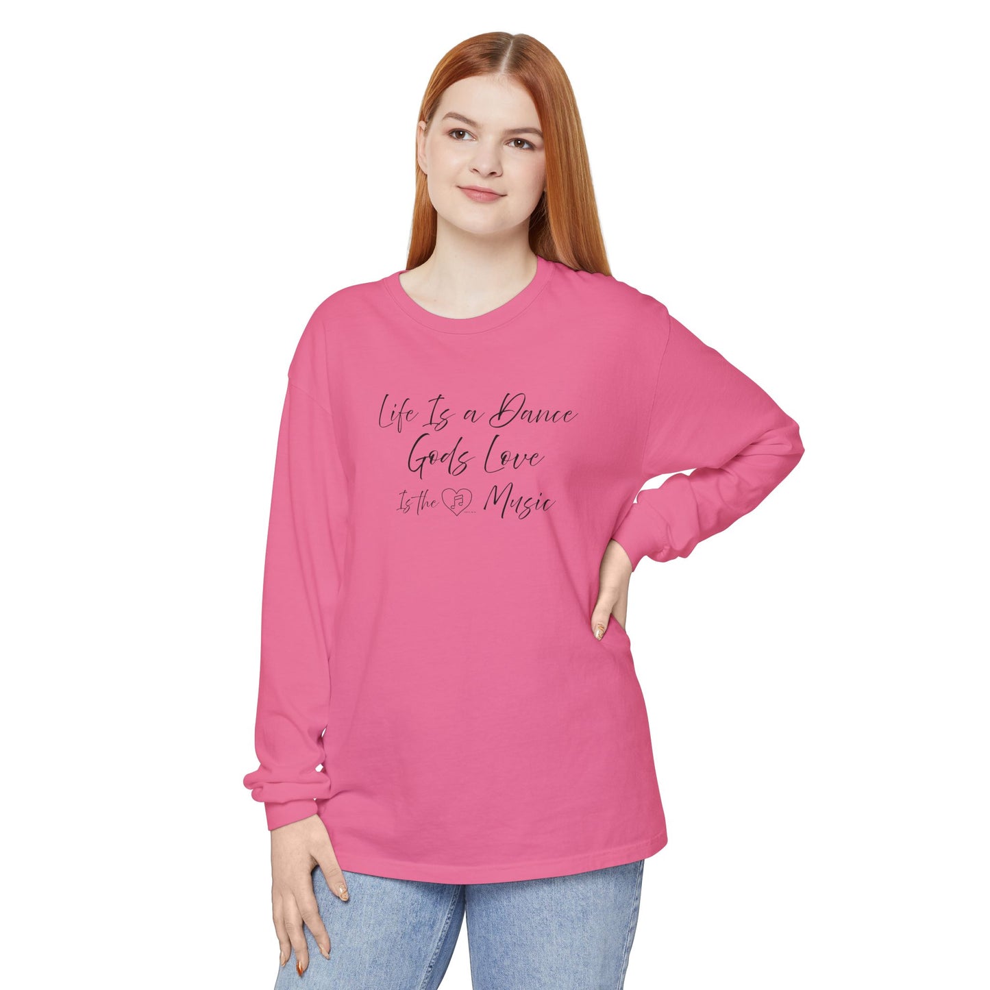 "Life Is a Dance, God's Love is the Music" Tee - Comfort Colors