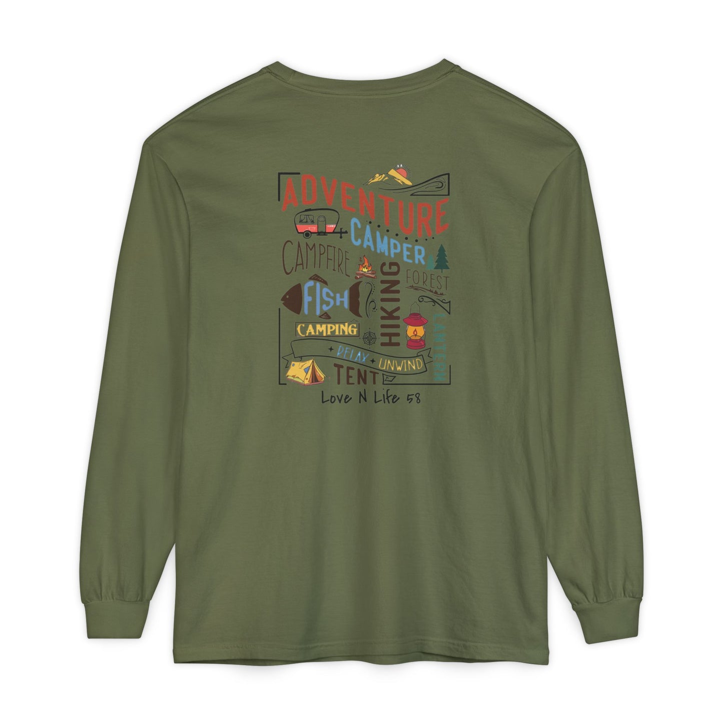 Adventure Awaits Long Sleeve Comfort Colors