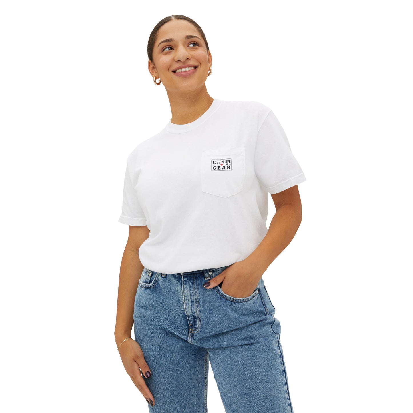 LITM - Comfort Colors Pocket T-Shirt Love N Life 58