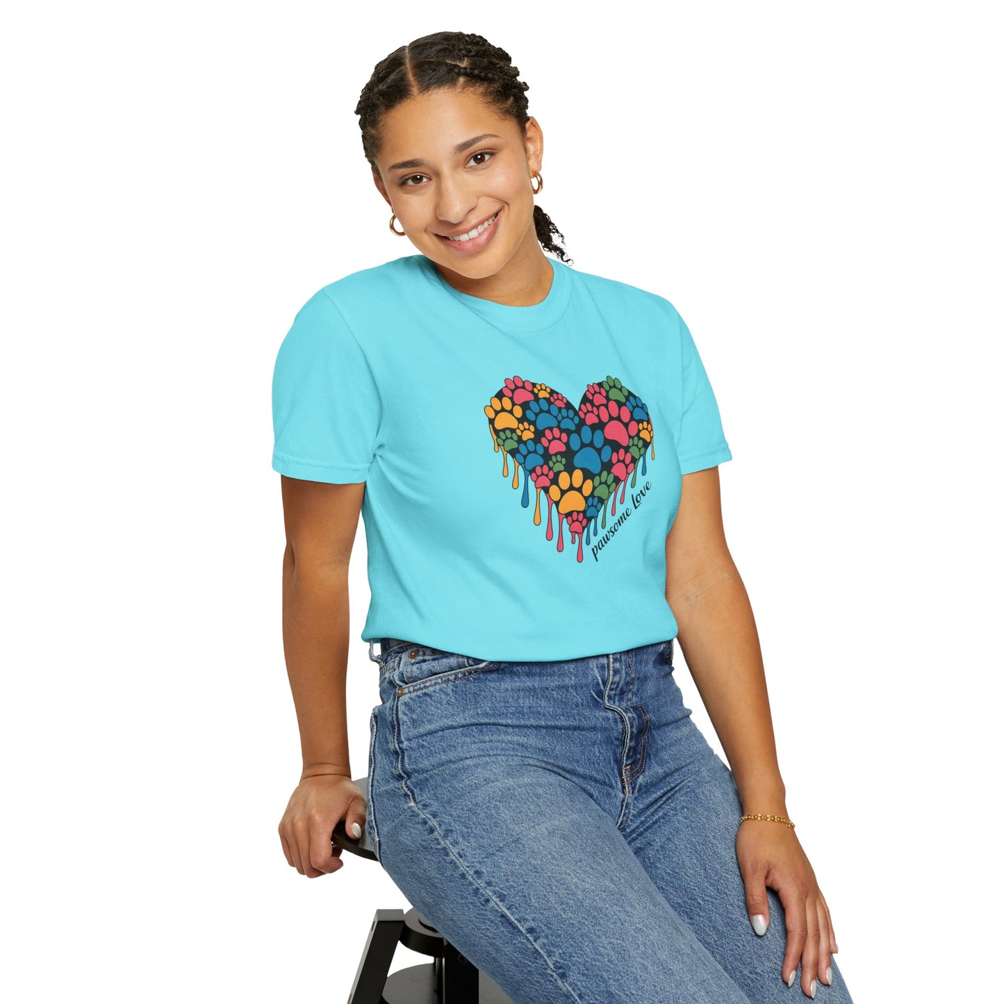 Pawsitive Love Tee - Comfort Colors