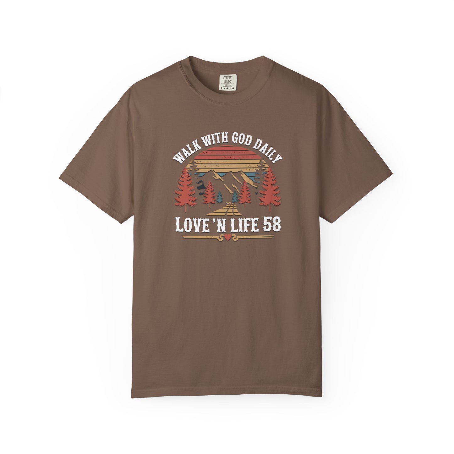 Walk With God Daily Tee - Comfort Colors