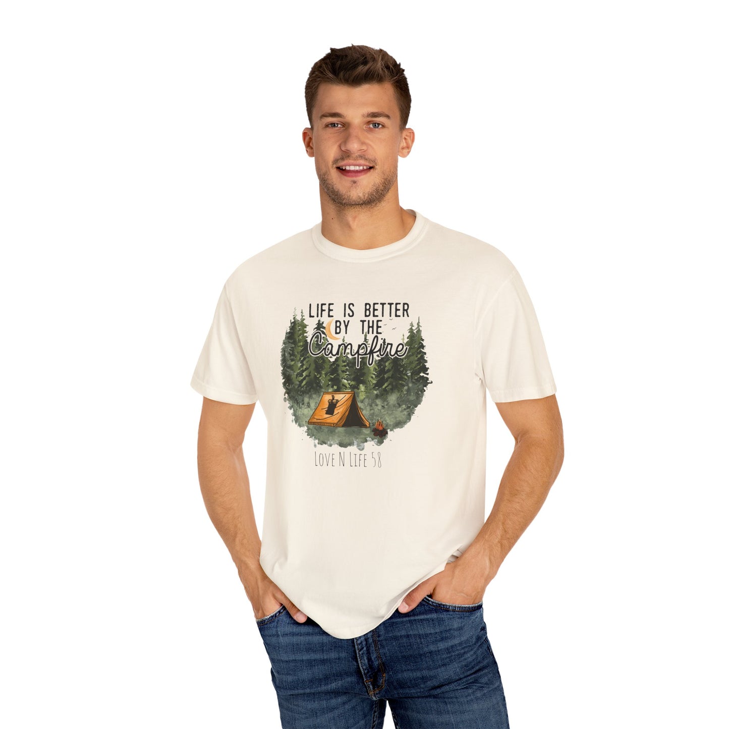 Life is Better by the Campfire Tee - Comfort Colors