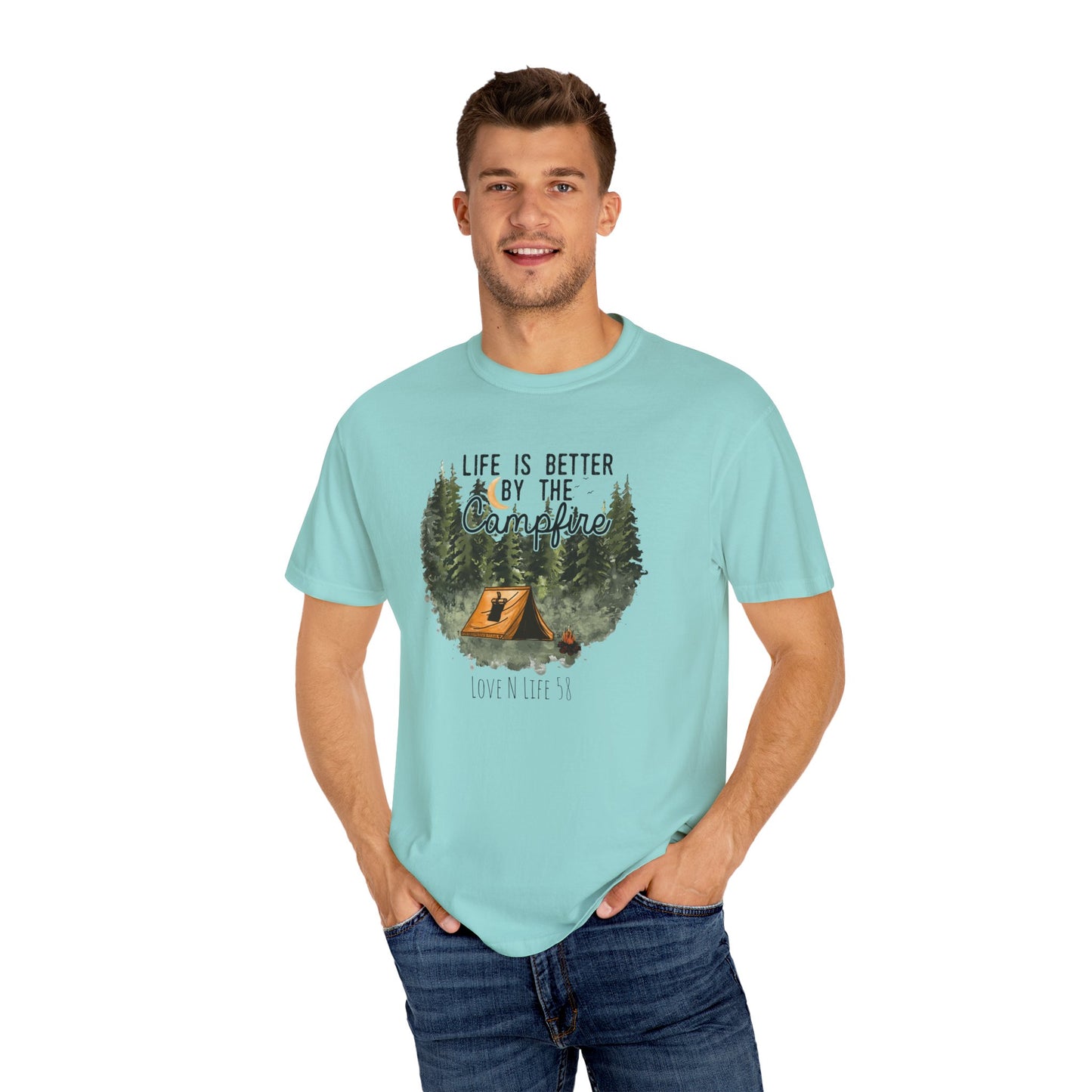 Life is Better by the Campfire Tee - Comfort Colors