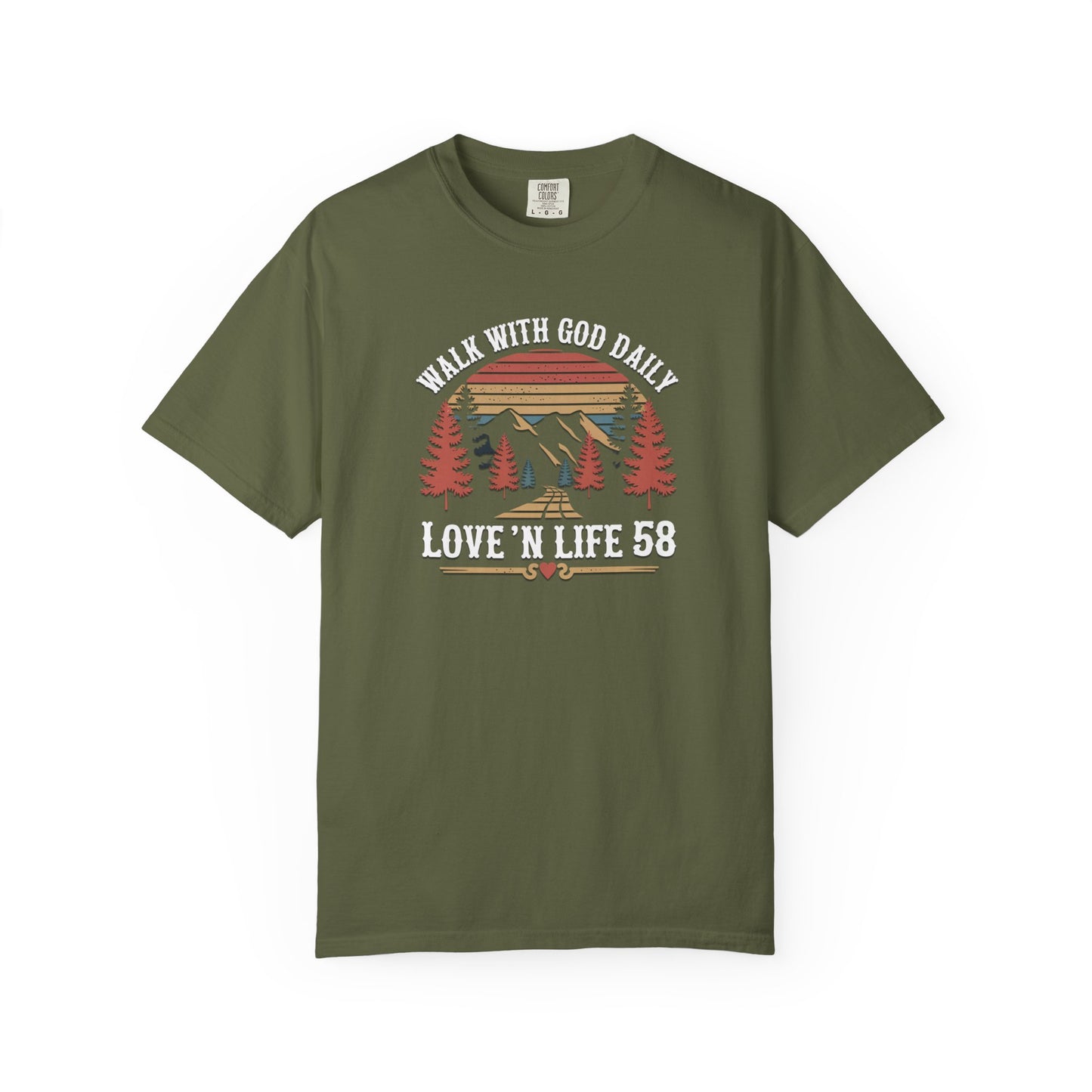 Walk With God Daily Tee - Comfort Colors