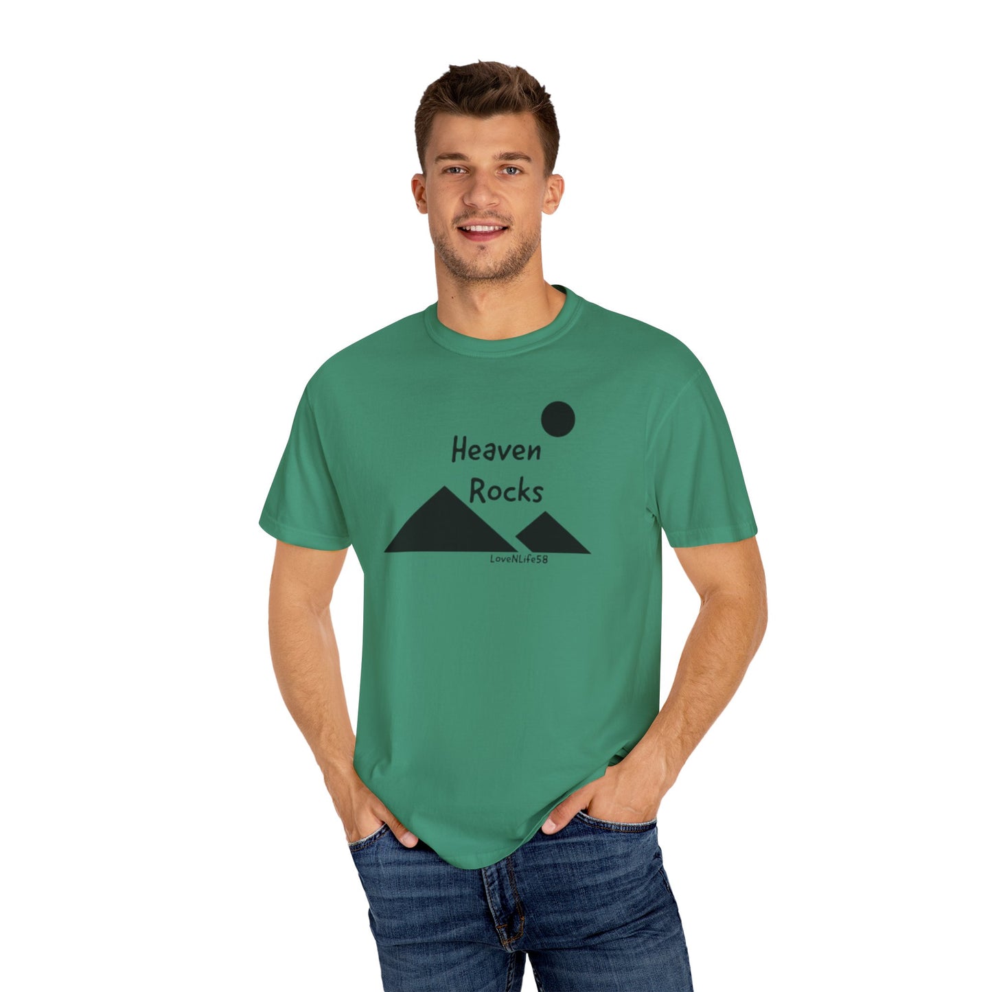 Heaven Rocks Tee- Comfort Colors