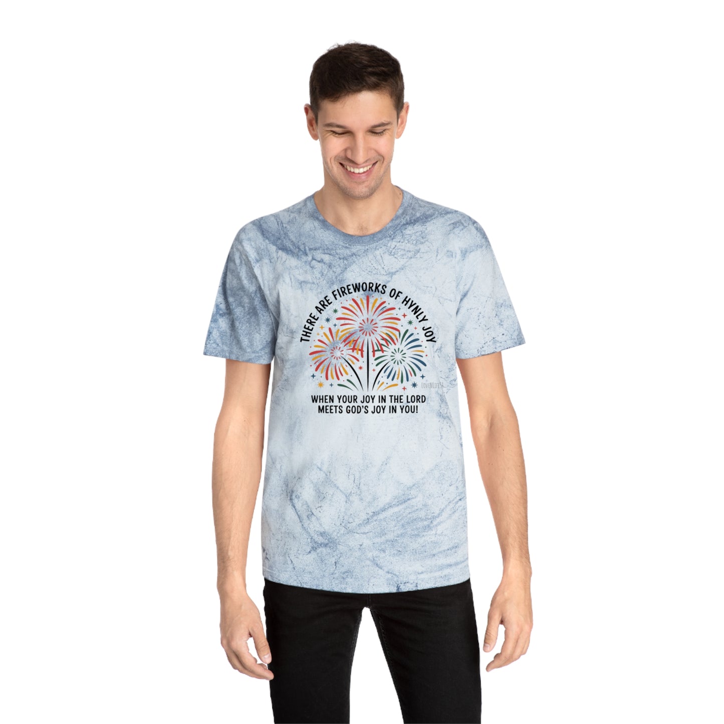 Joyful Fireworks Tee - Comfort Colors