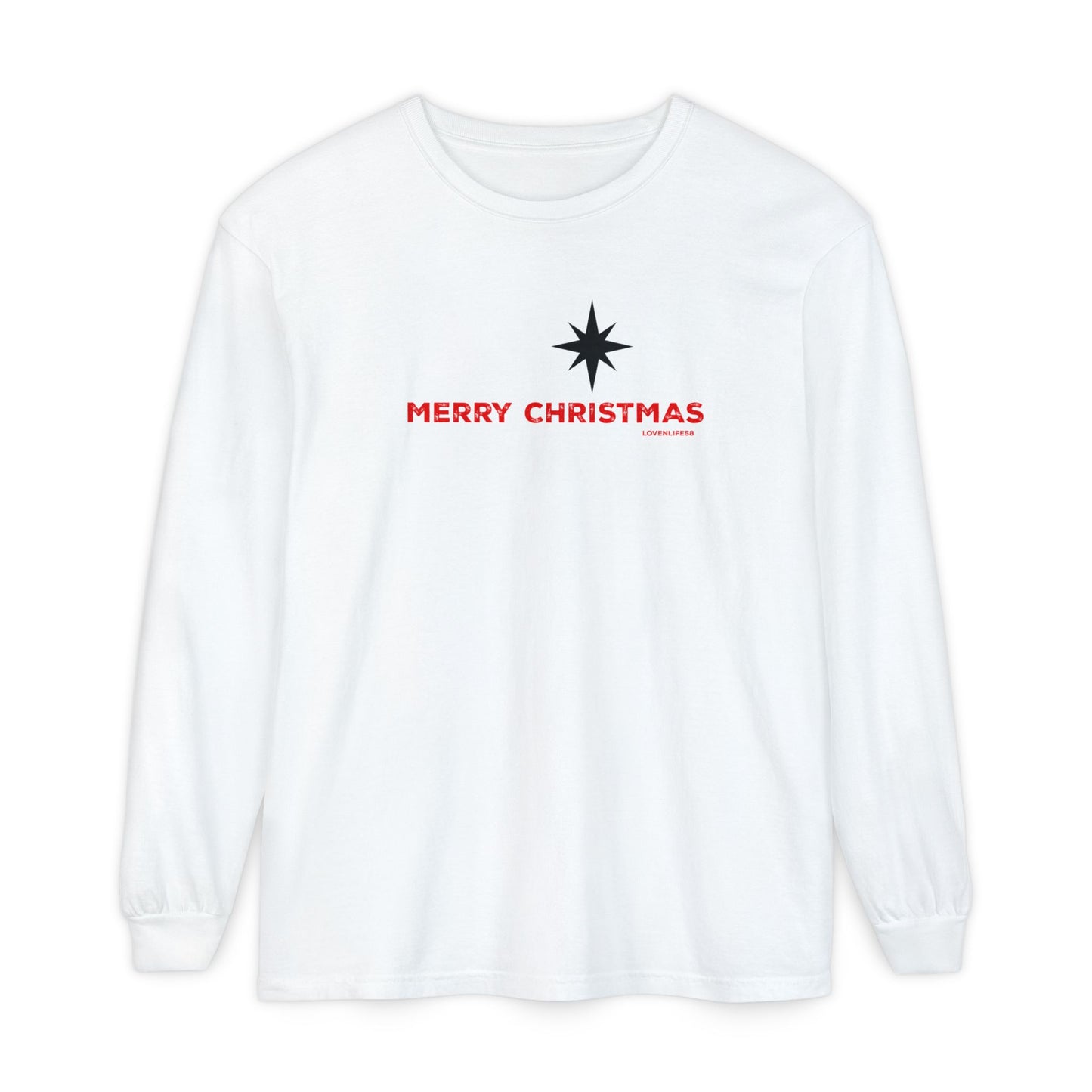 Merry Christmas Long Sleeve - Comfort Colors