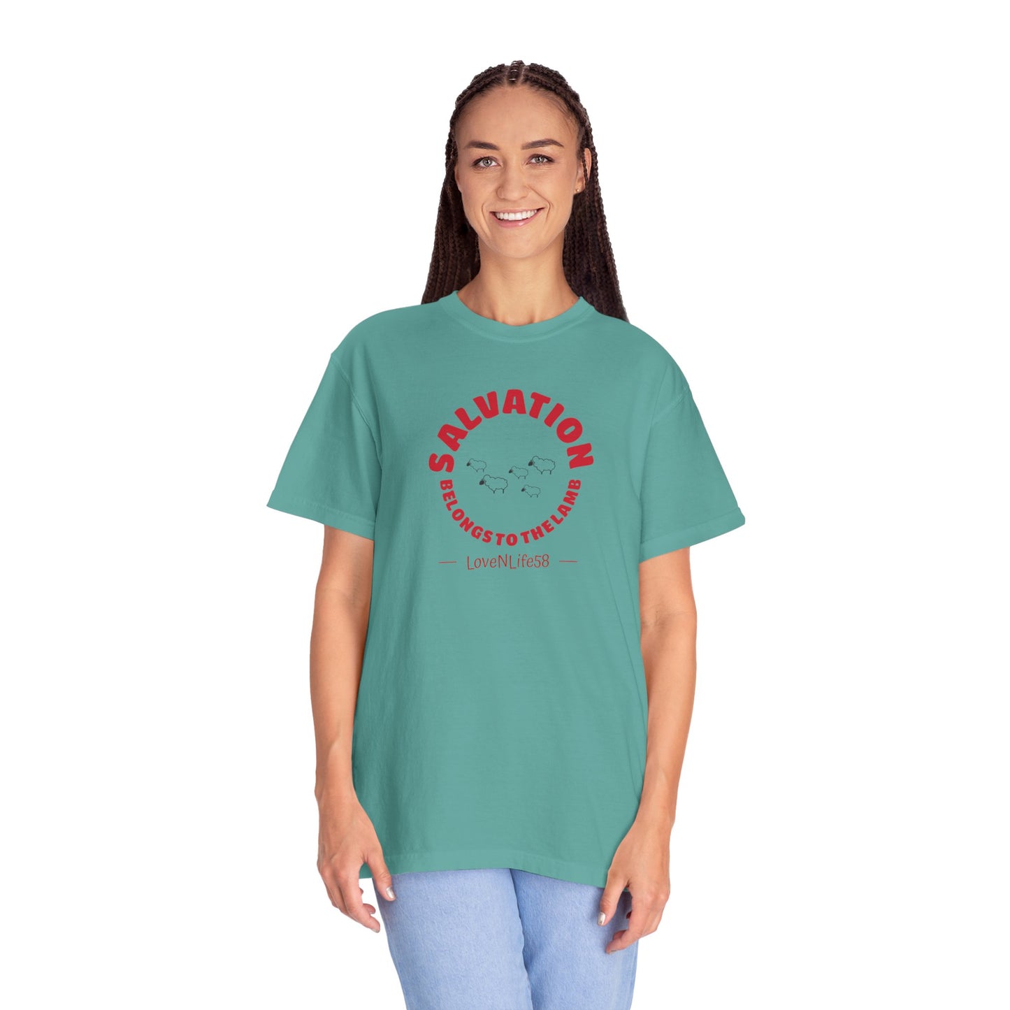 Salvation Belongs to the Lamb - Comfort Colors