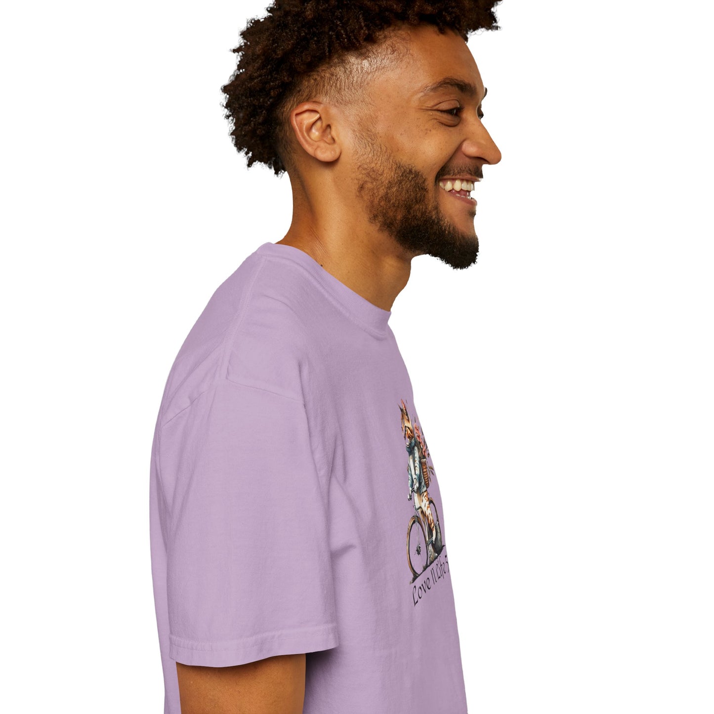 Cat Lovers Bicycle Tee - Comfort Colors