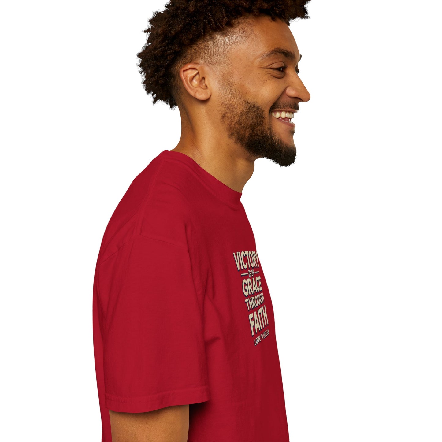 Victory By Grace Through Faith Tee -Comfort Colors