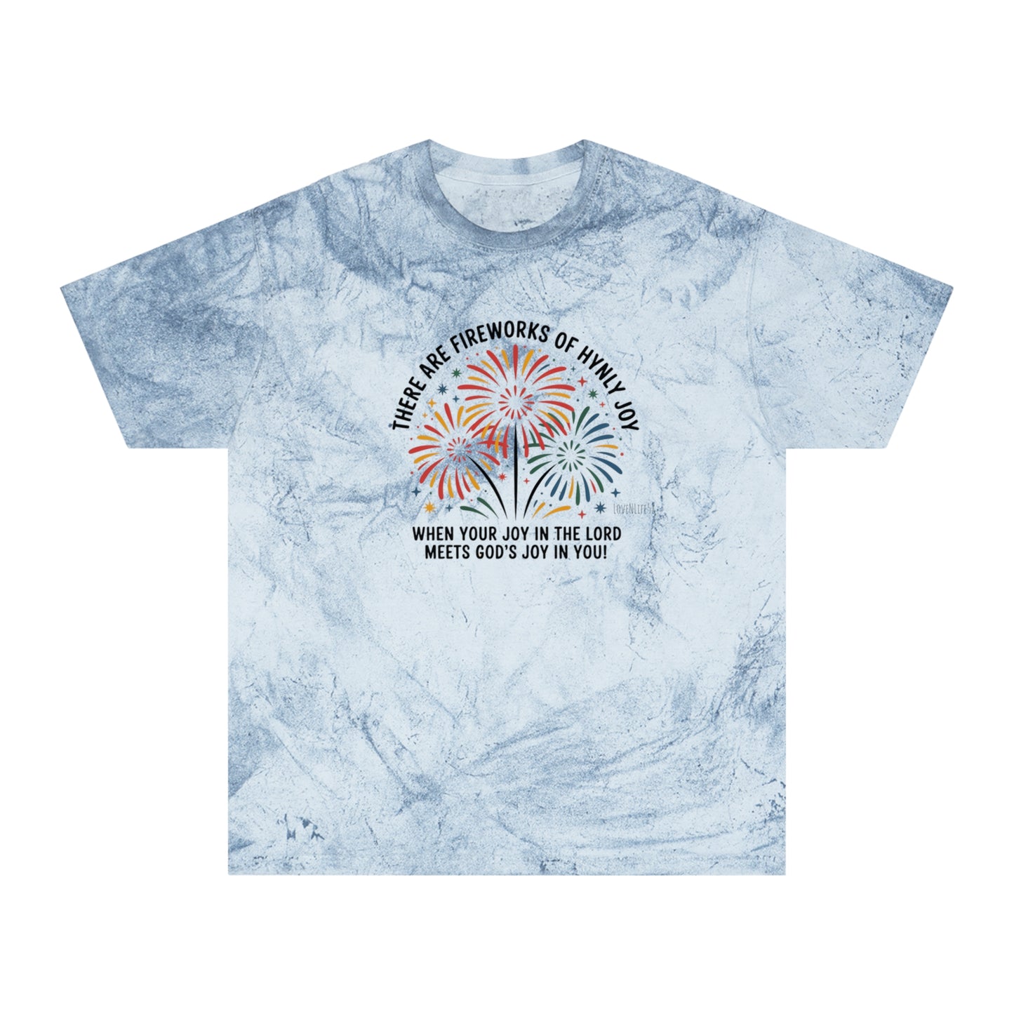 Joyful Fireworks Tee - Comfort Colors