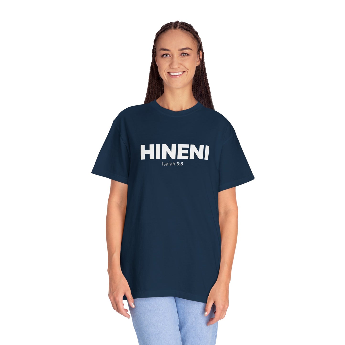 HINENI Isaiah 6:8 Tee - Comfort Colors