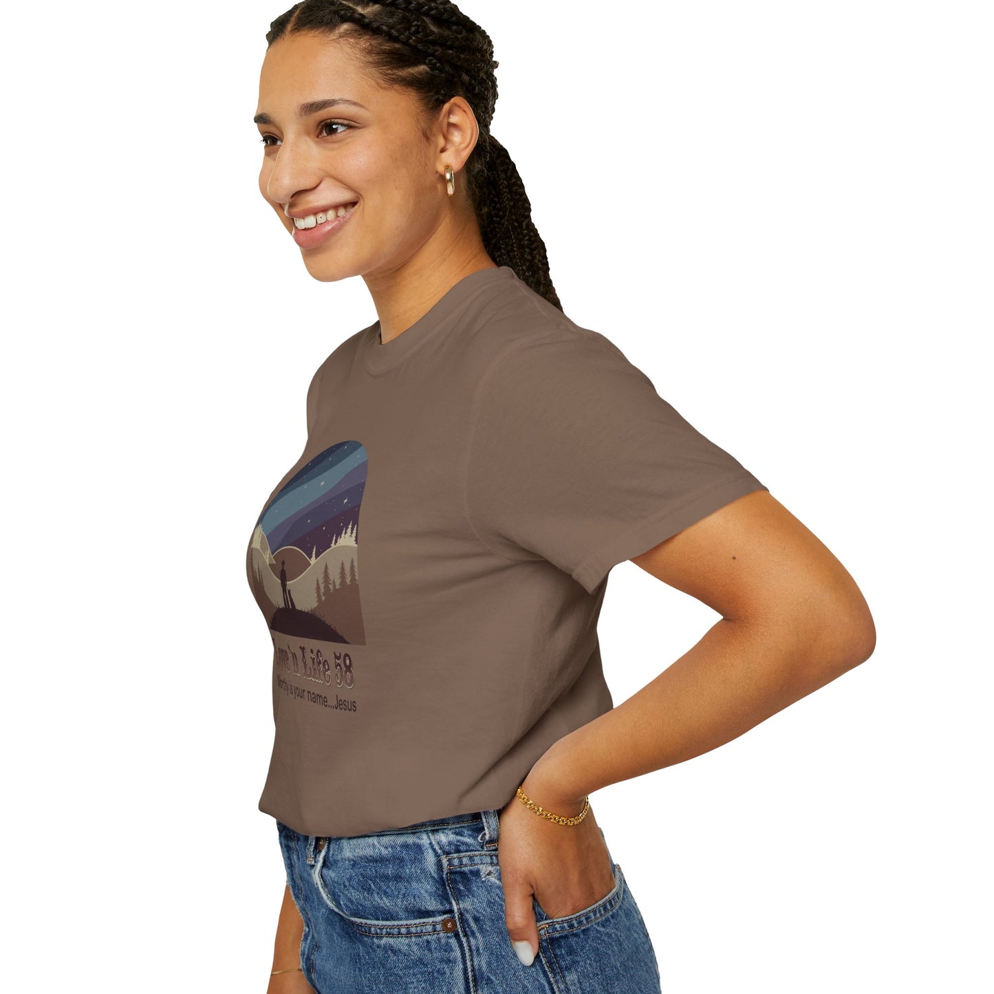 Worthy Is Your Name Jesus Tee - Comfort Colors