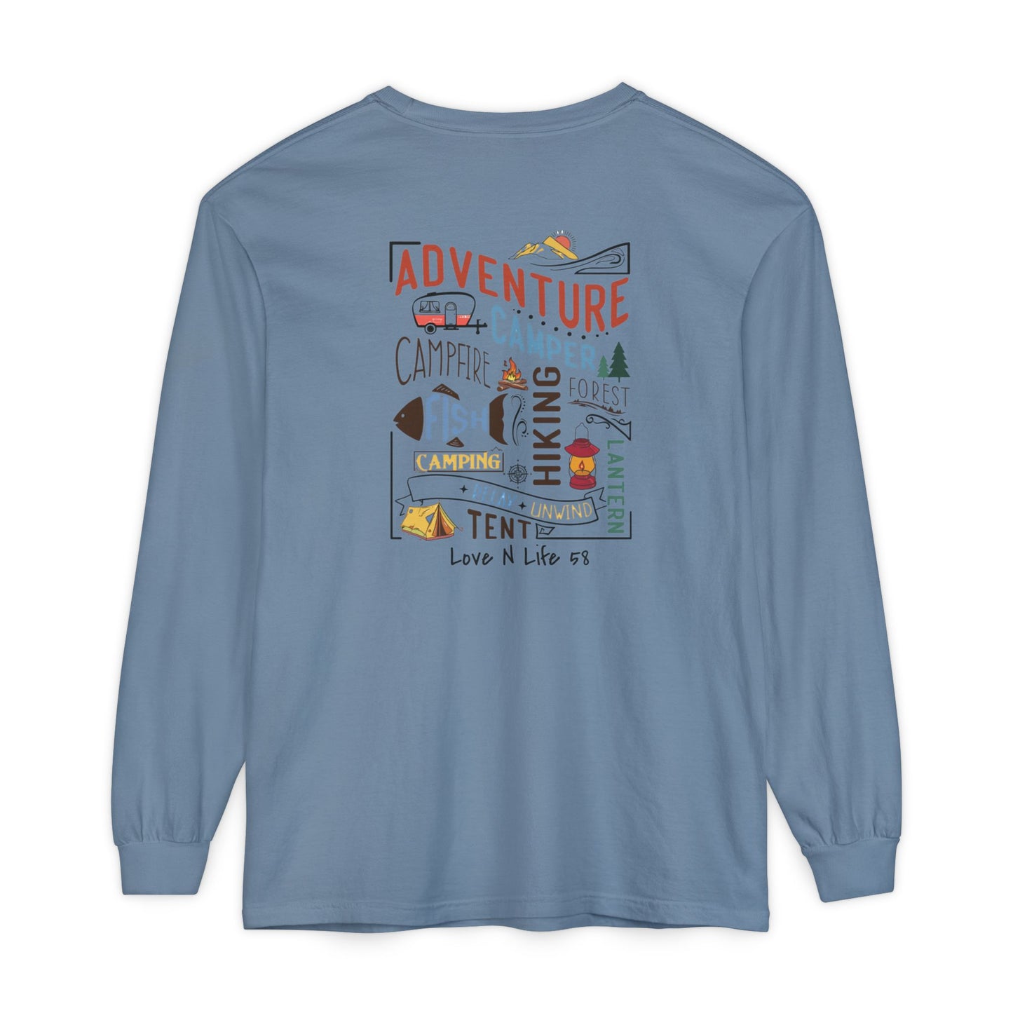 Adventure Awaits Long Sleeve Comfort Colors