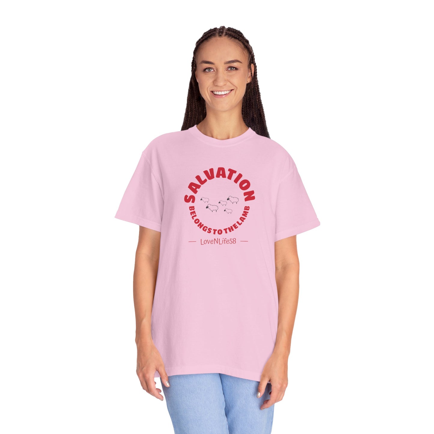 Salvation Belongs to the Lamb - Comfort Colors