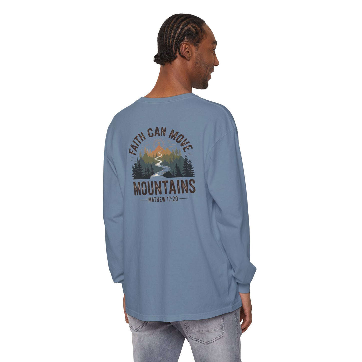 Faith Can Move Mountains Tee - Comfort Colors