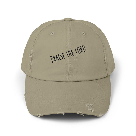 'Praise the Lord' - Distressed Hat