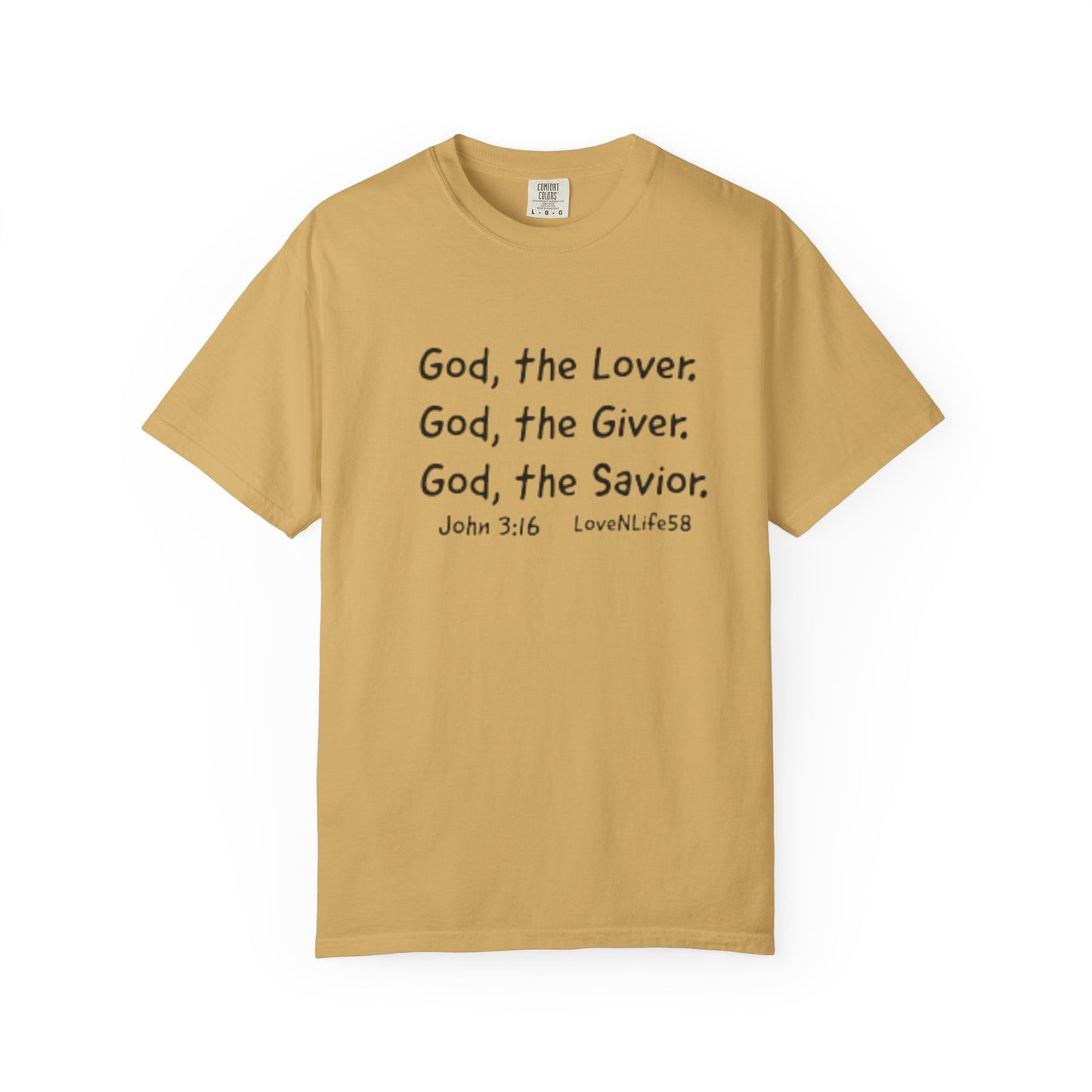 God the Lover Tee- Comfort Colors