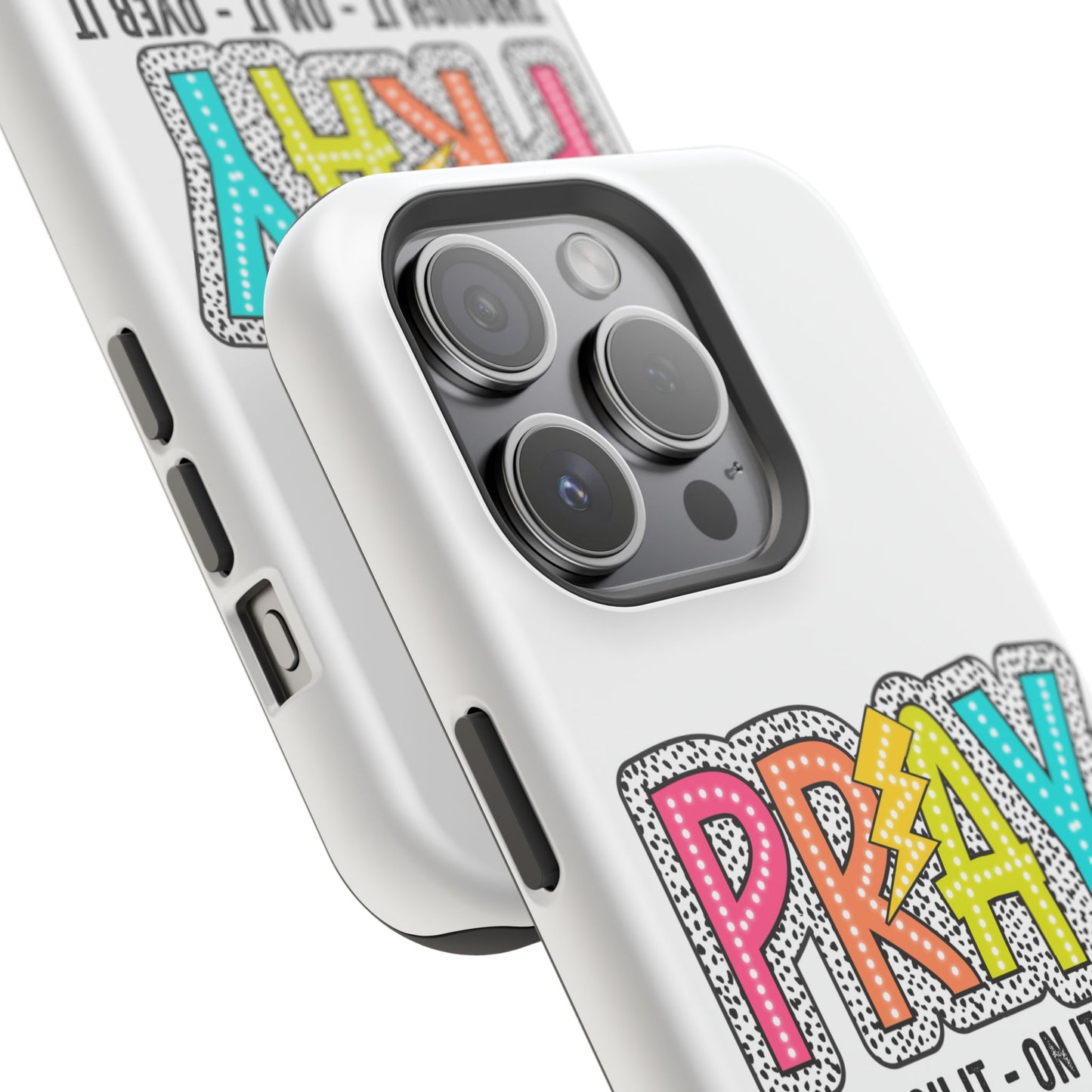 Pray Magnetic Phone Case - Inspirational Tough Case, Prayer Phone Cover