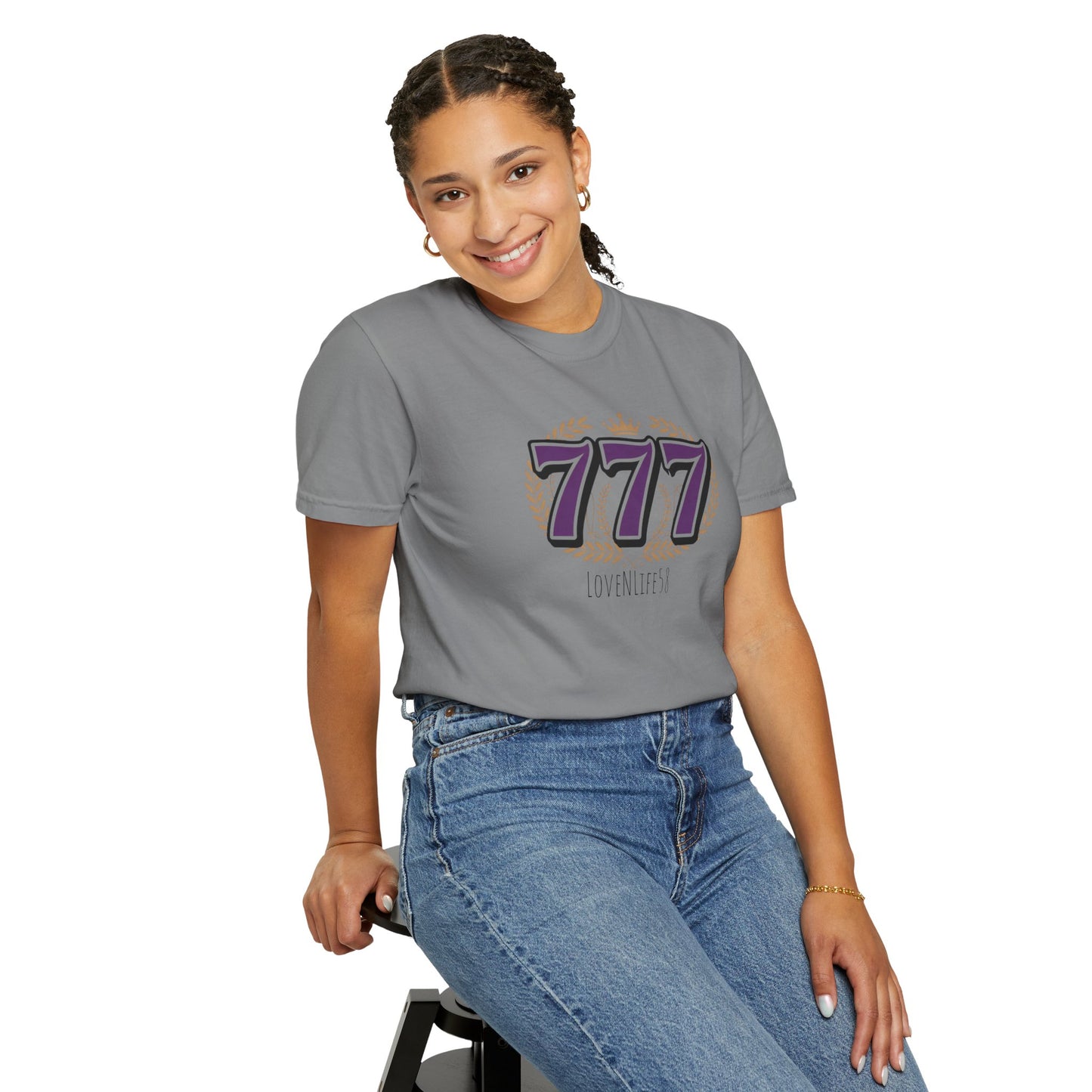 777 Tee - God , Jesus, Holy Spirt , Perfection - Comfort Colors