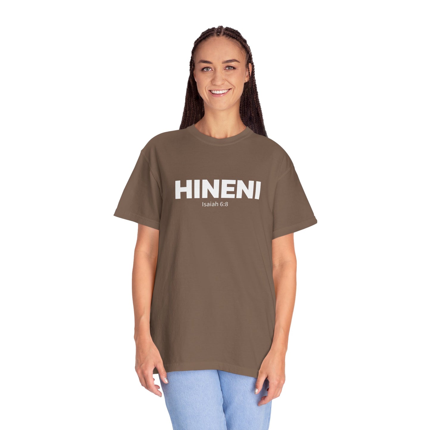 HINENI Isaiah 6:8 Tee - Comfort Colors