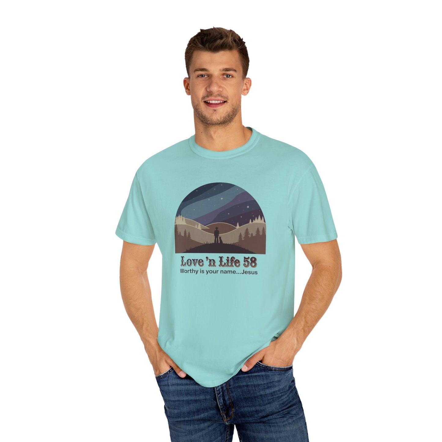 Worthy Is Your Name Jesus Tee - Comfort Colors