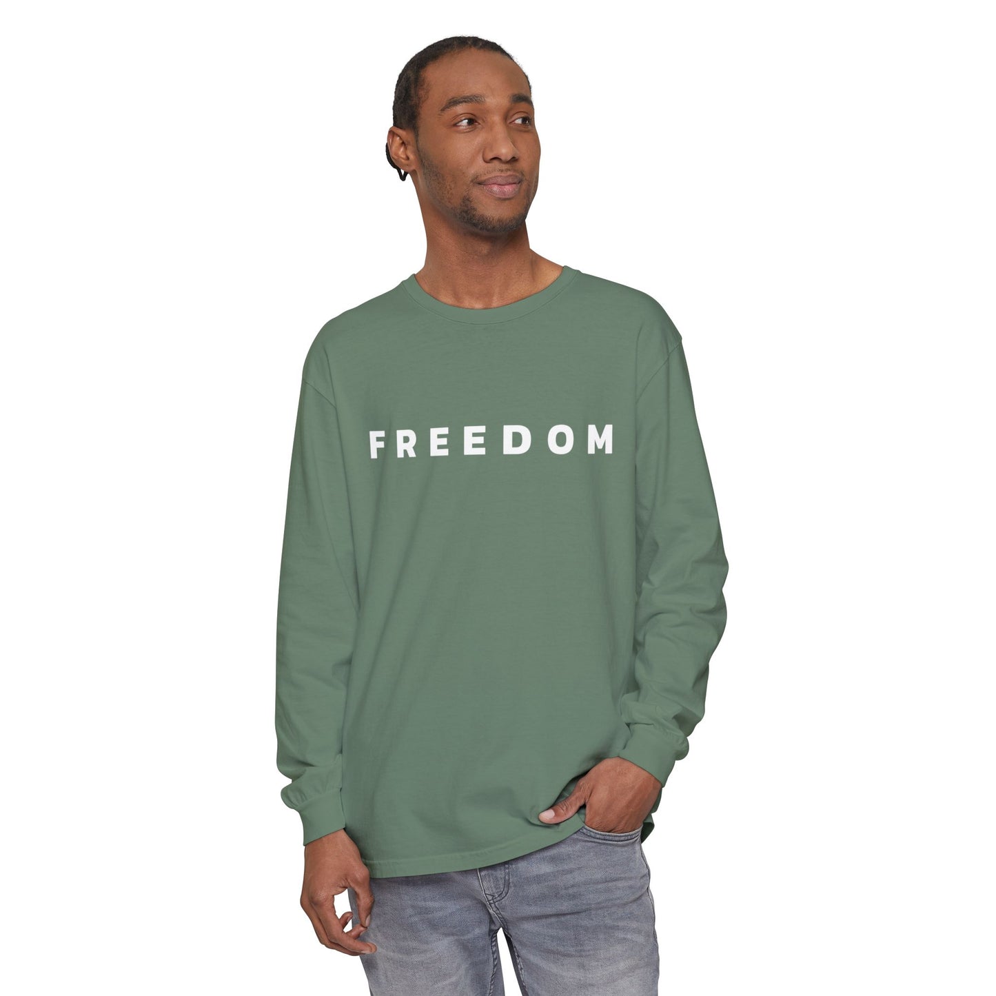Freedom Long Sleeve Tee - Comfort Colors