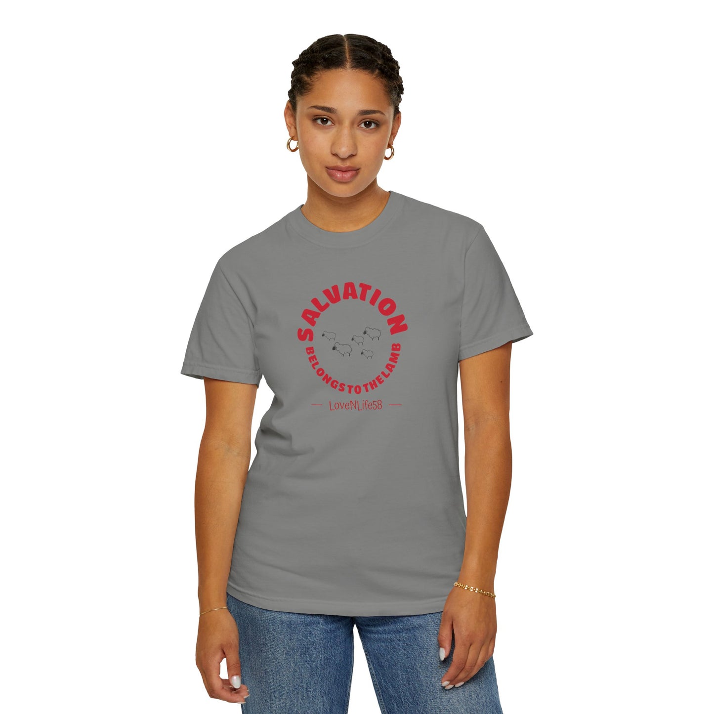 Salvation Belongs to the Lamb - Comfort Colors