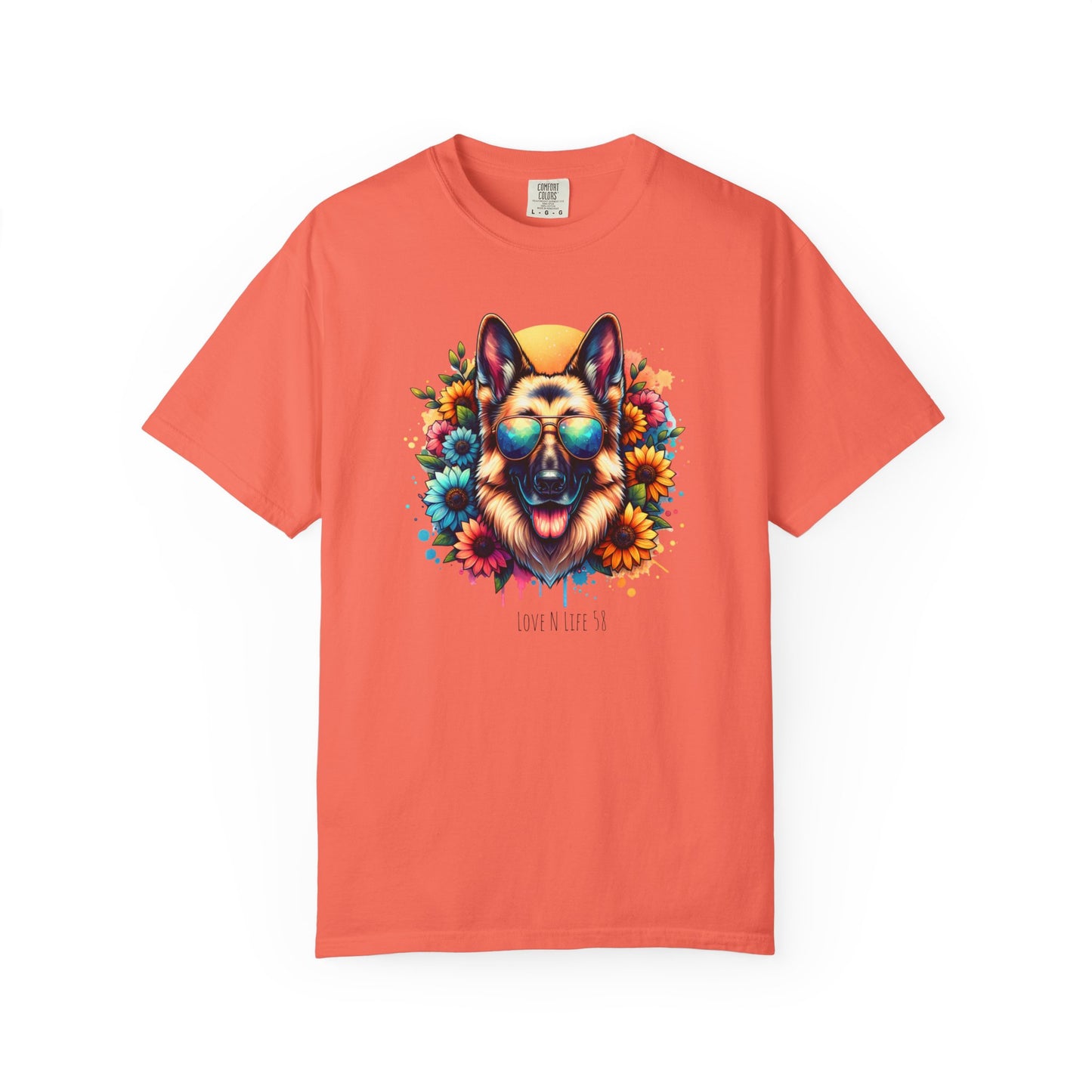 Love n' Life German Shepard Tee - Comfort Colors