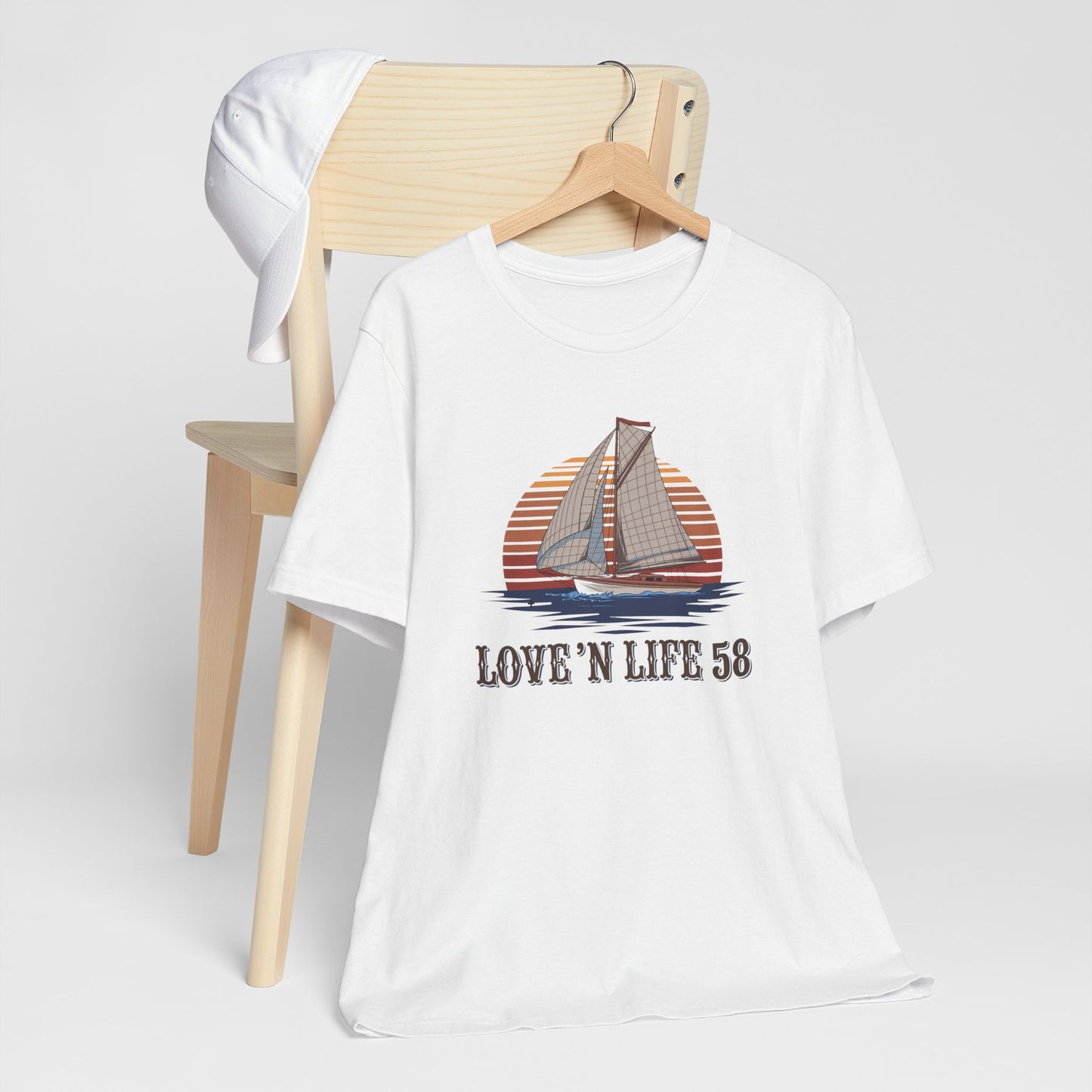 Vintage Sailing - LoveNLife58 Tee - Bella Canvas 3001