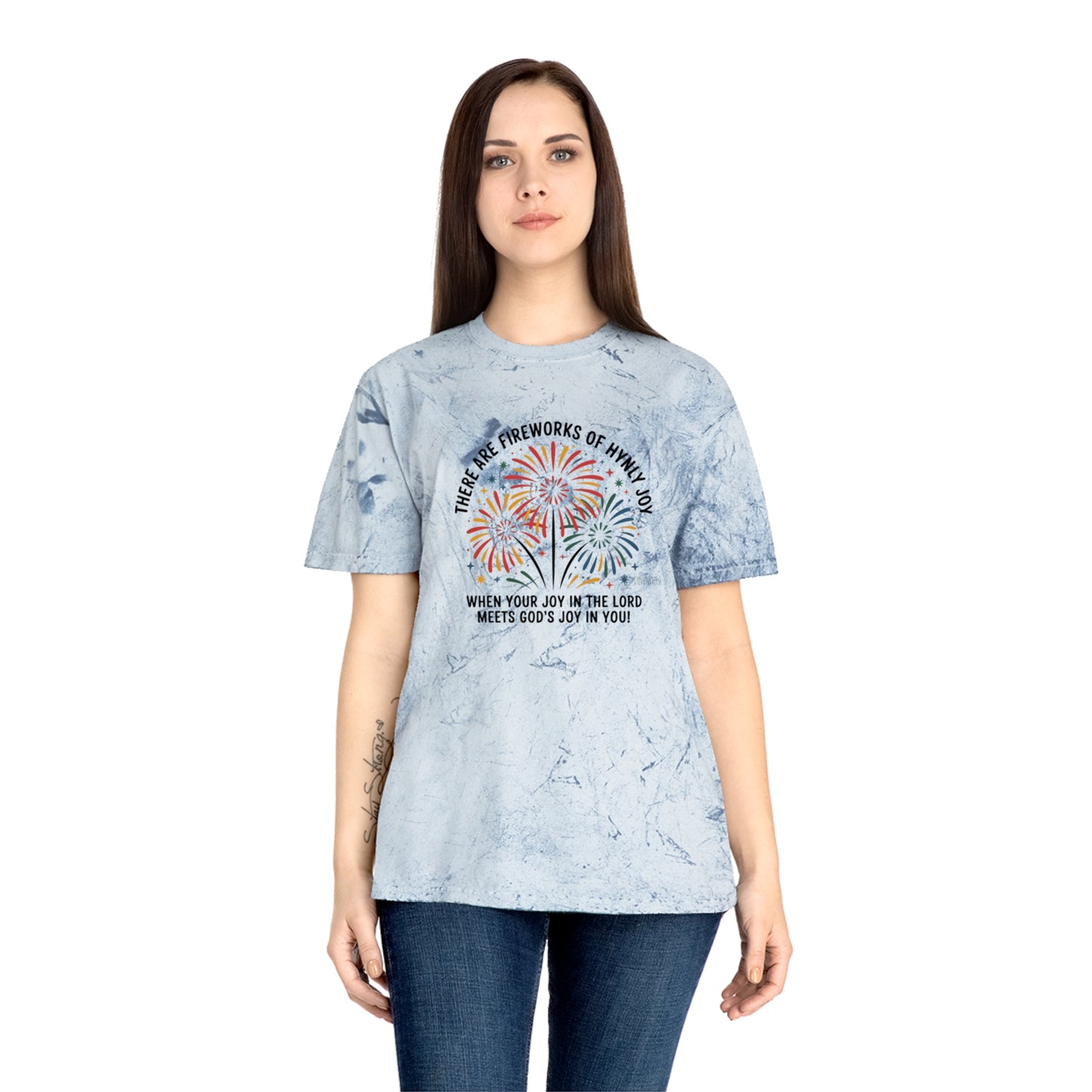 Joyful Fireworks Tee - Comfort Colors