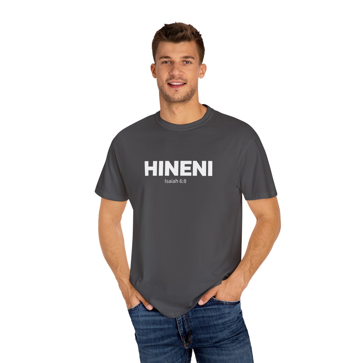 HINENI Isaiah 6:8 Tee - Comfort Colors