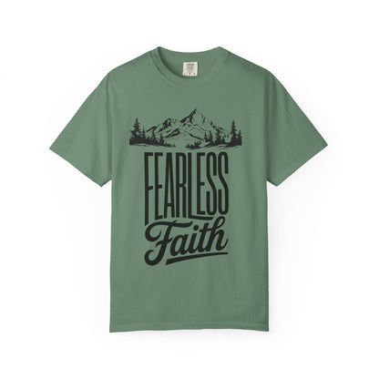 Fearless Faith Mountain Tee — Inspirational Christian Tee