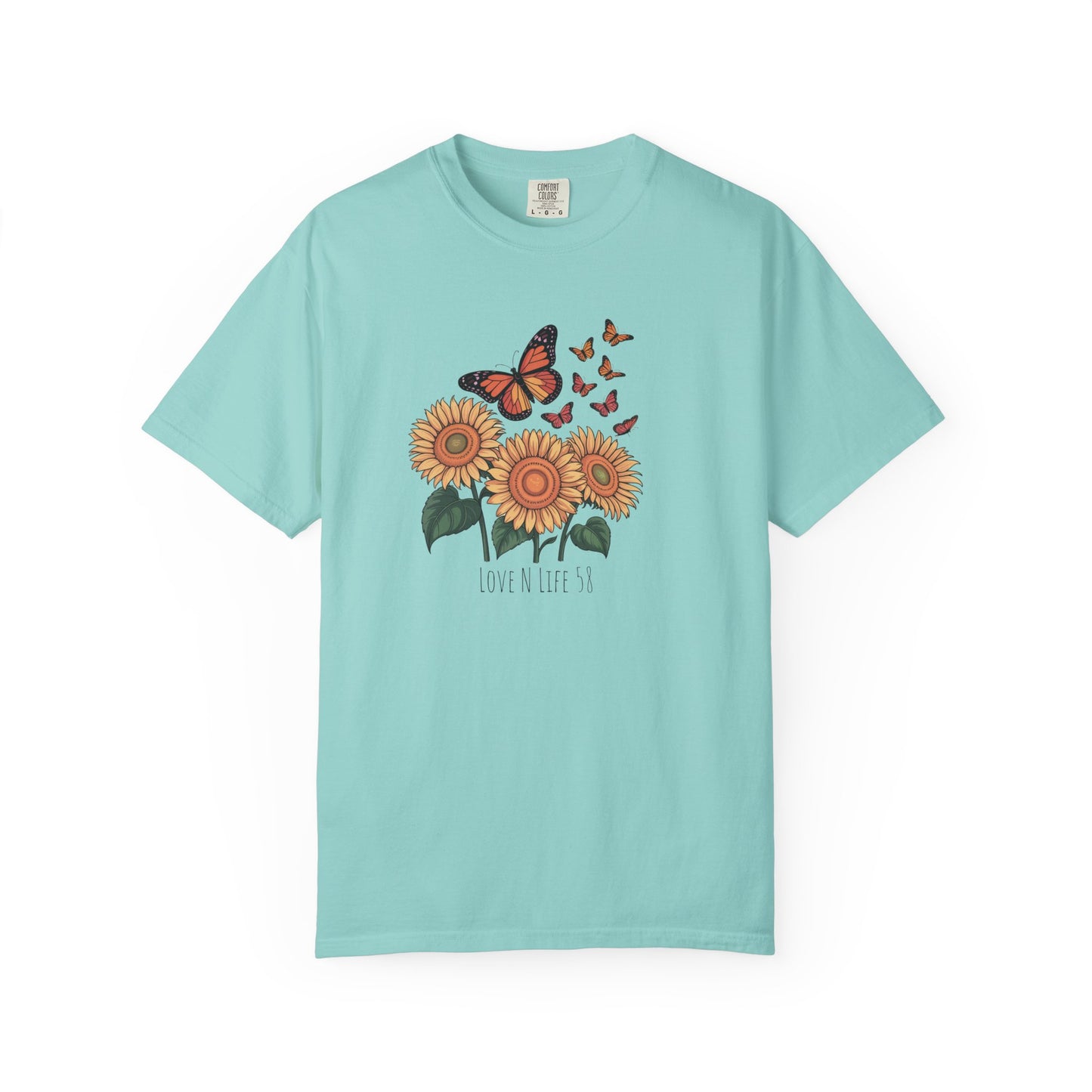 Sunflowers and Butterflies - Comfort Colors