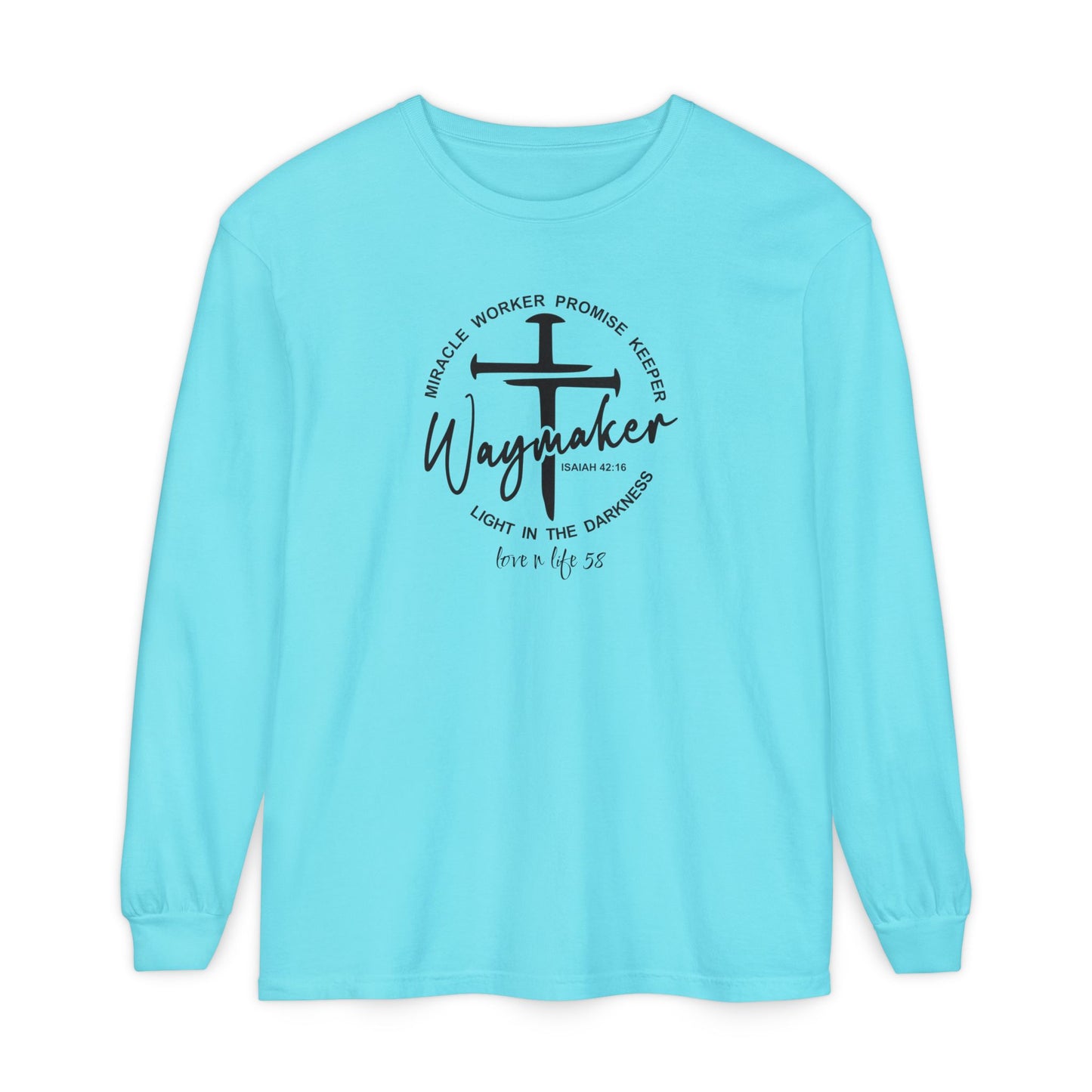 “Waymaker” Tee - Comfort Colors Long Sleeve