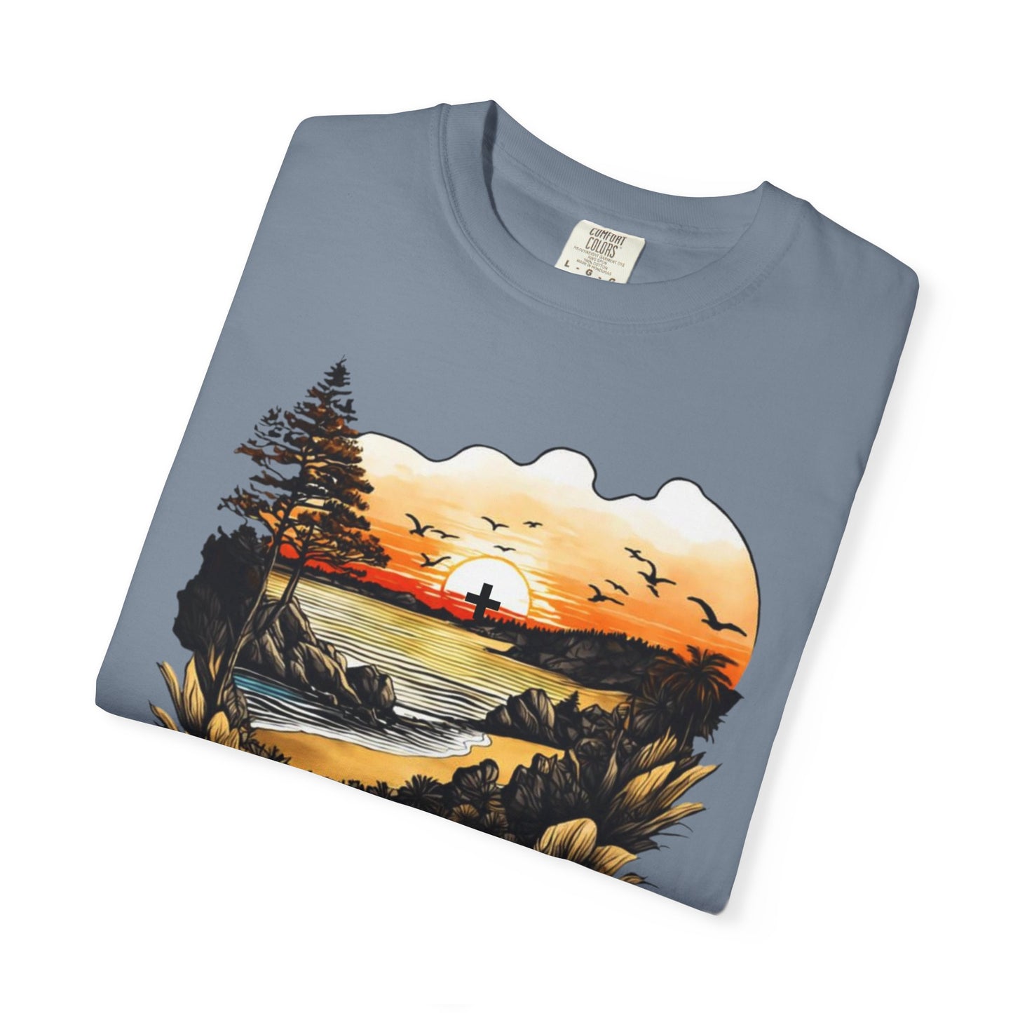 Love N Life Sunset Cross Tee - Color Comforts